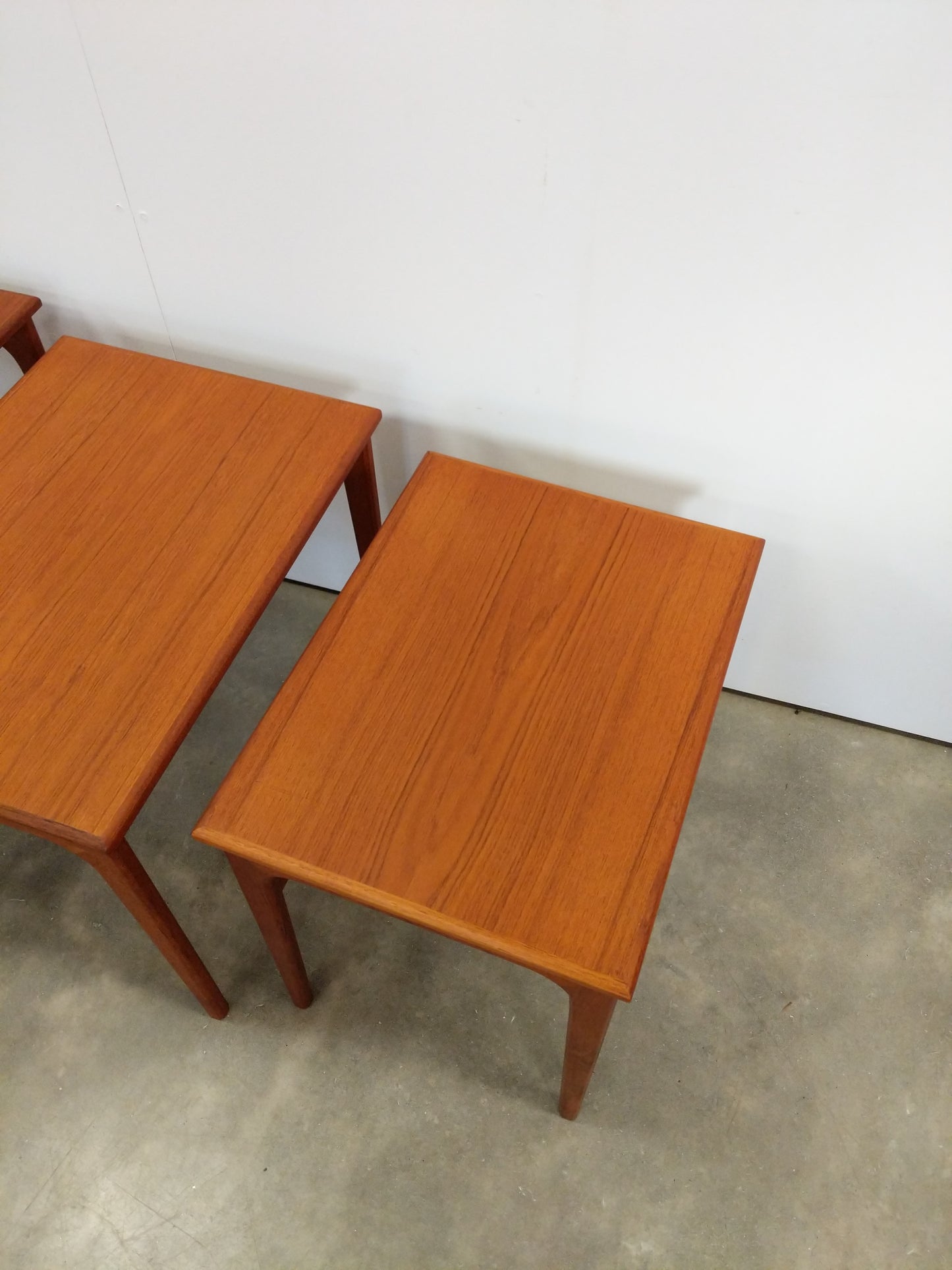 Set of Vintage Danish Modern Teak Nesting Tables