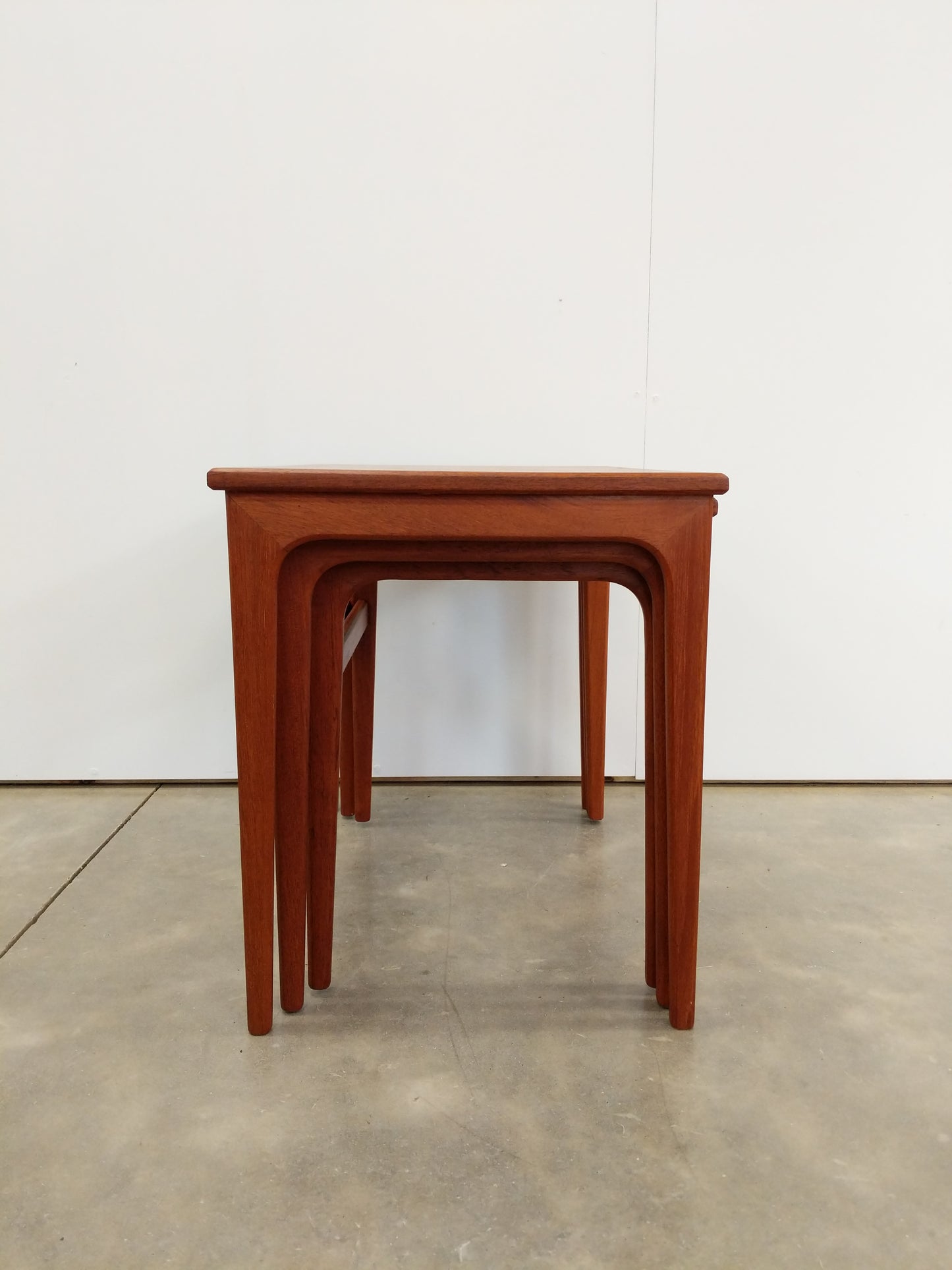 Set of Vintage Danish Modern Teak Nesting Tables