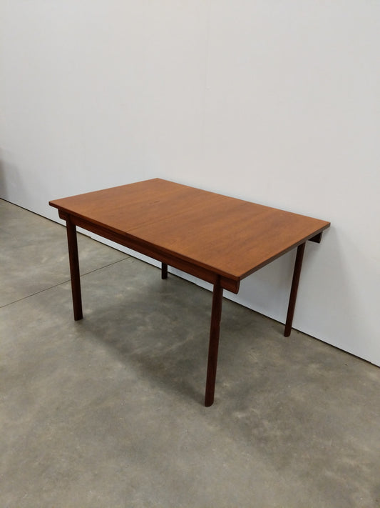 Vintage Mid Century Modern Teak Extendable Dining Table by White and Newton