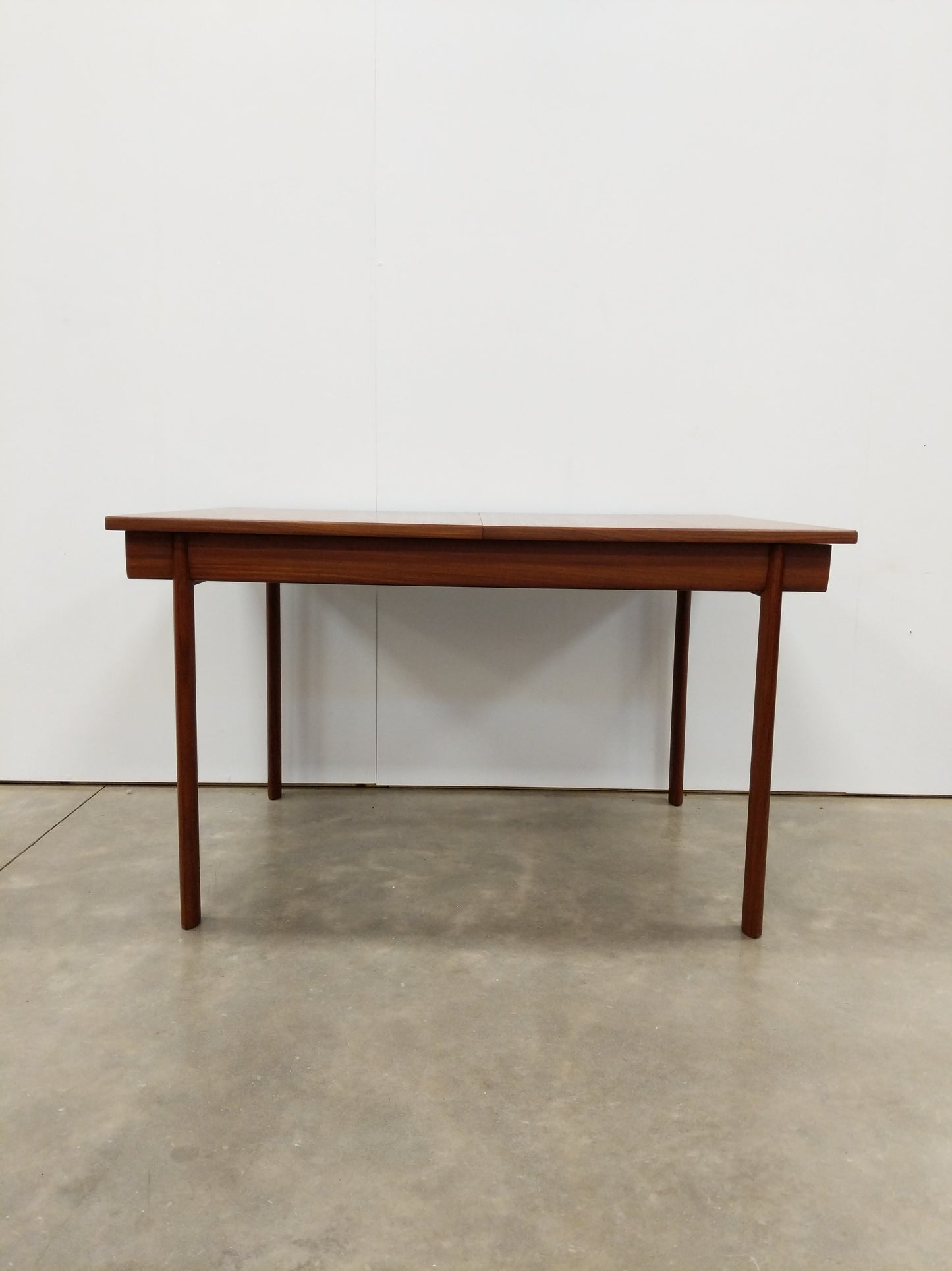 Vintage Mid Century Modern Teak Extendable Dining Table by White and Newton