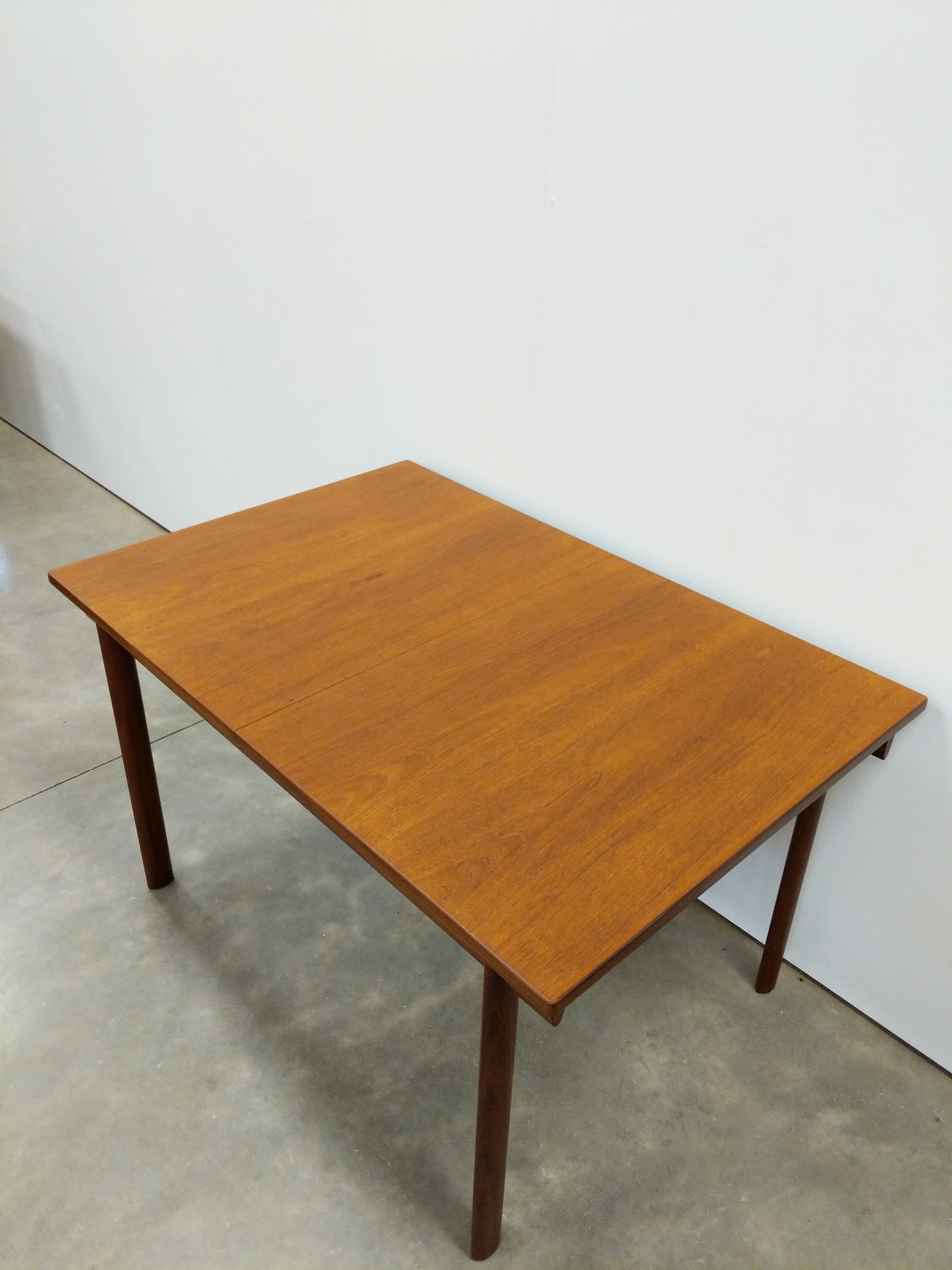 Vintage Mid Century Modern Teak Extendable Dining Table by White and Newton