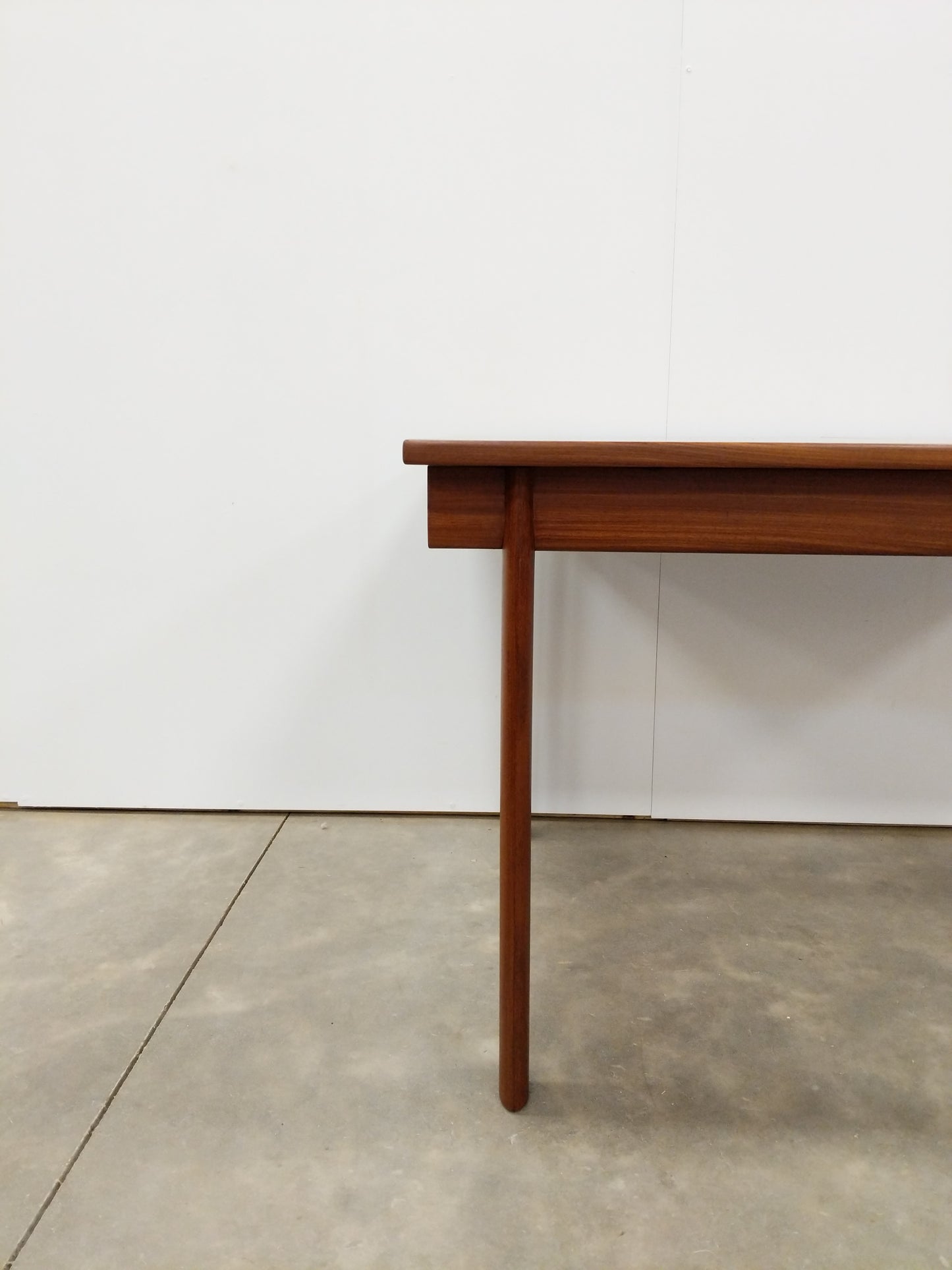 Vintage Mid Century Modern Teak Extendable Dining Table by White and Newton