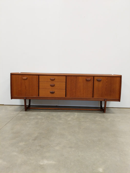 Vintage Mid Century Modern Teak Credenza by Portwood