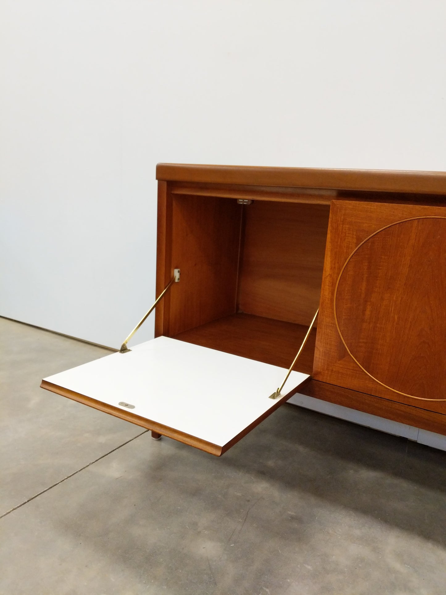 Vintage Mid Century Modern Teak Credenza by Nathan