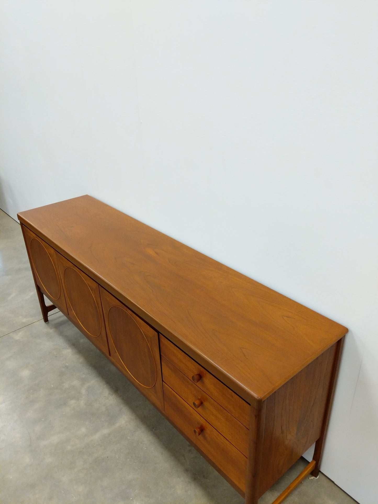 Vintage Mid Century Modern Teak Credenza by Nathan