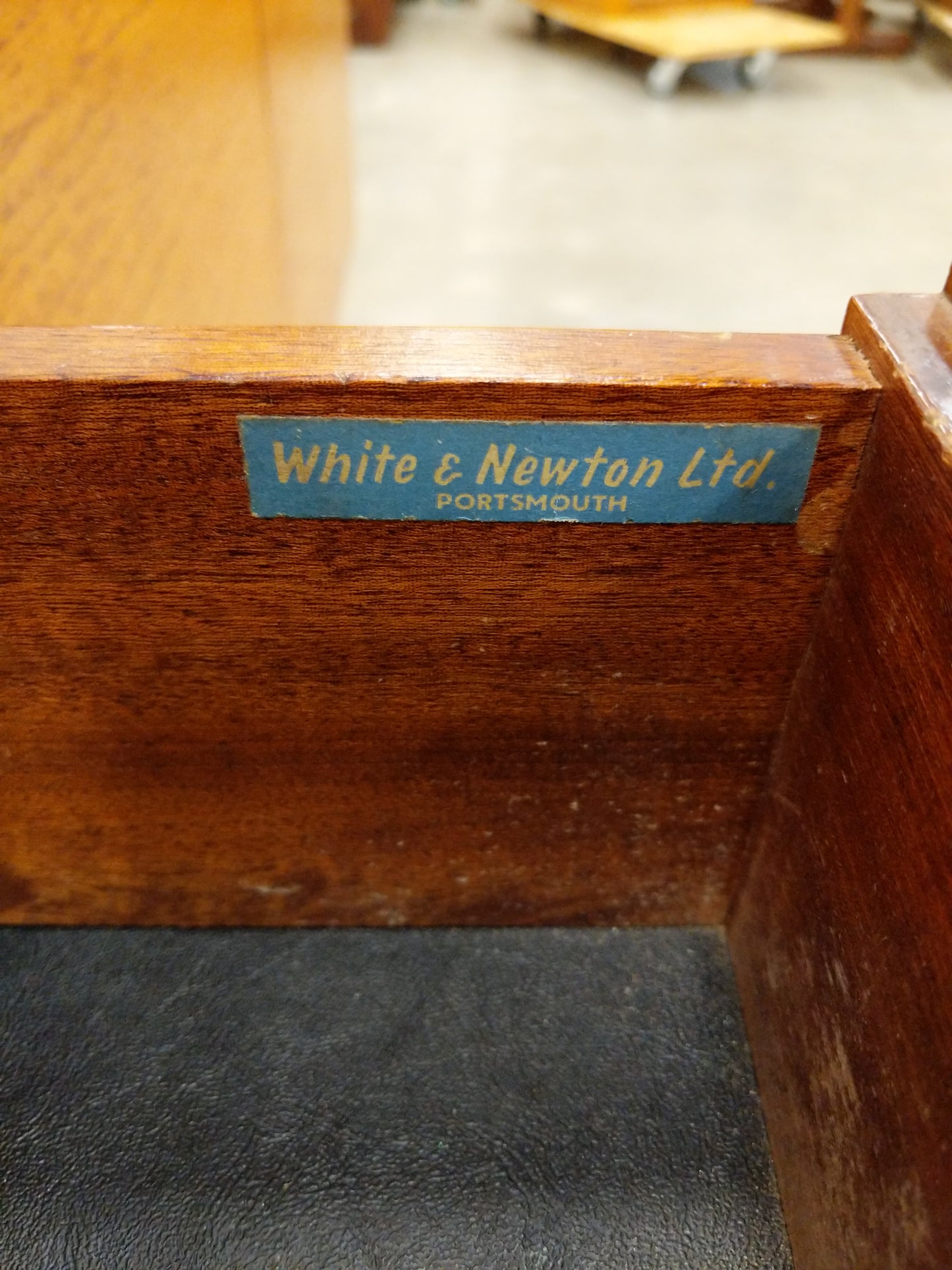 Vintage Mid Century Modern Teak Credenza by White and Newton