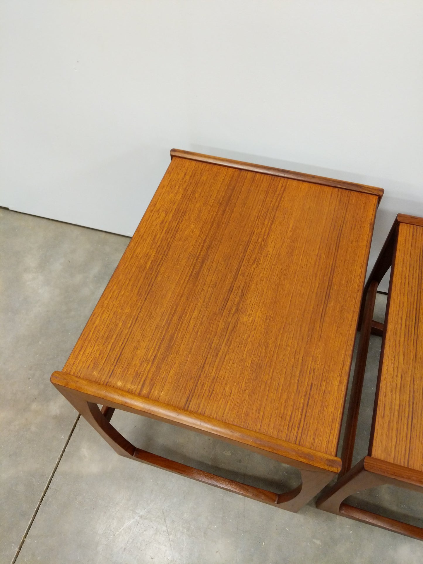 Set of Vintage Mid Century Modern Teak Nesting Tables by G Plan