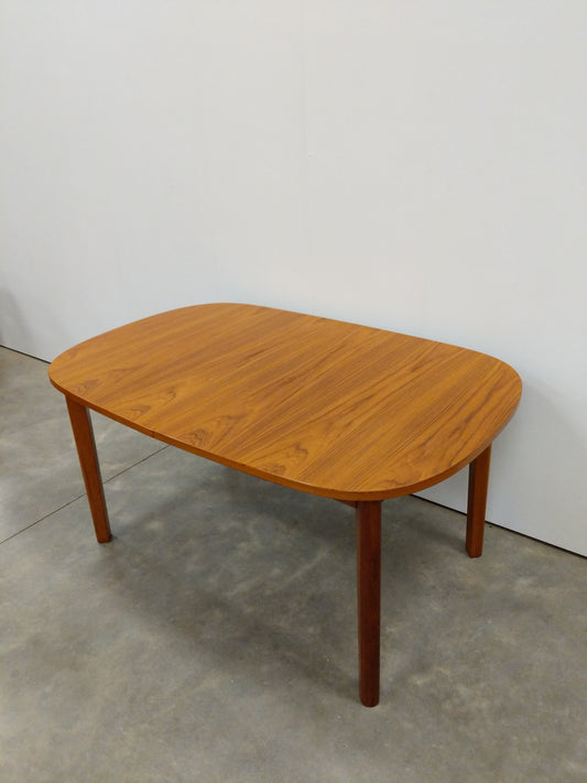 Vintage Danish Modern Teak Extendable Dining Table