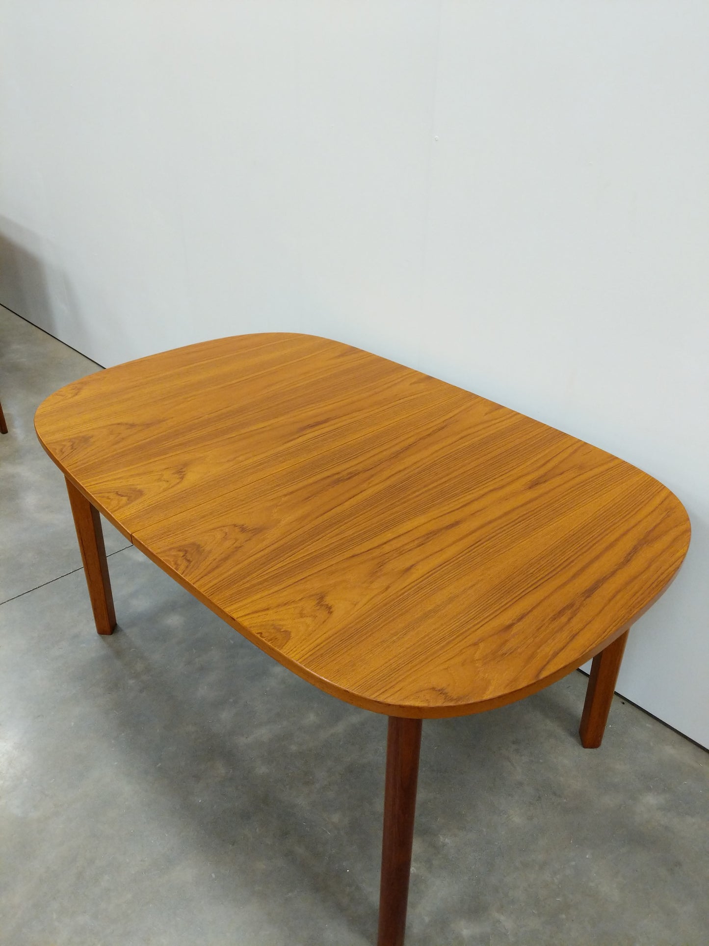Vintage Danish Modern Teak Extendable Dining Table