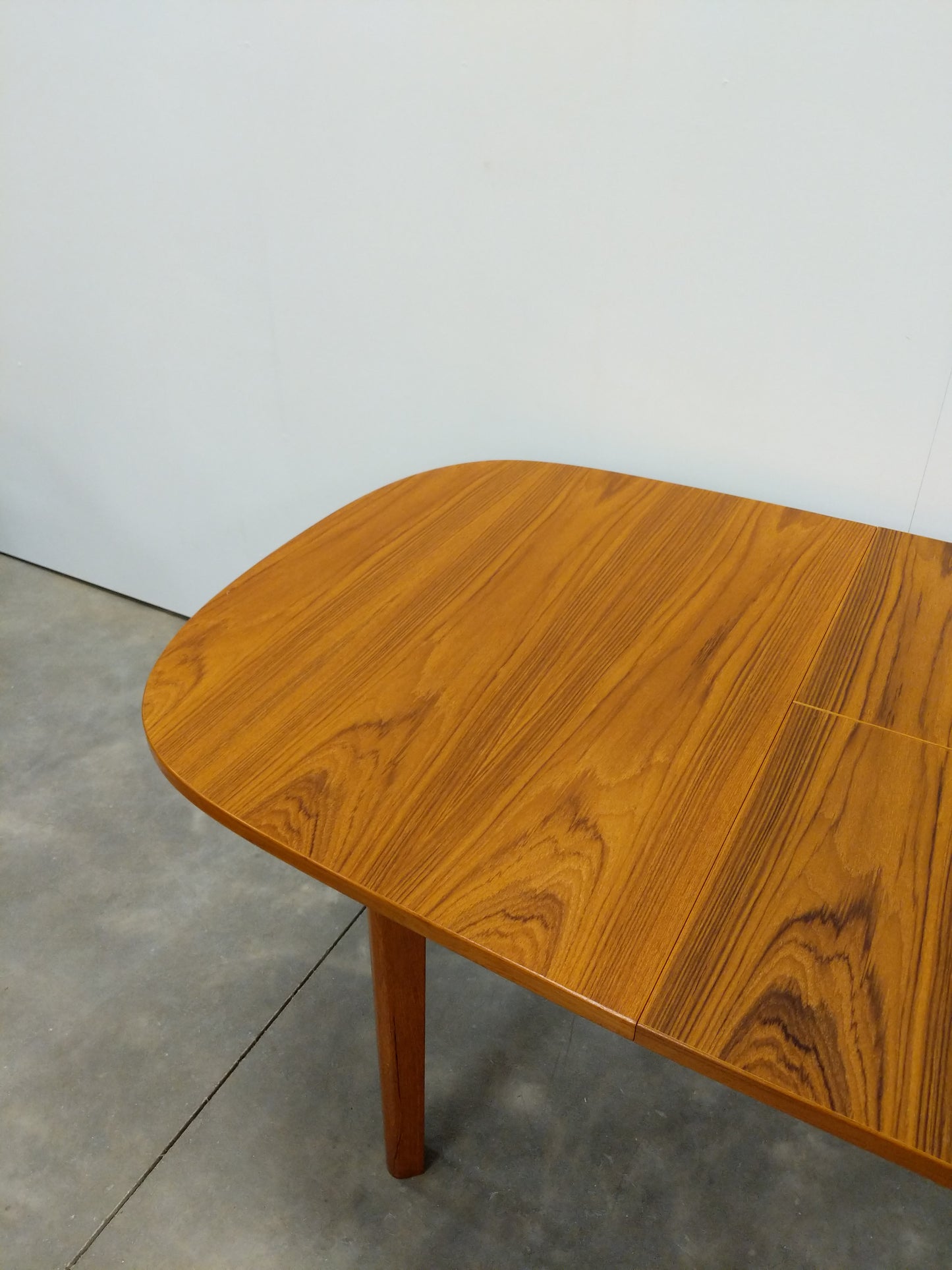 Vintage Danish Modern Teak Extendable Dining Table