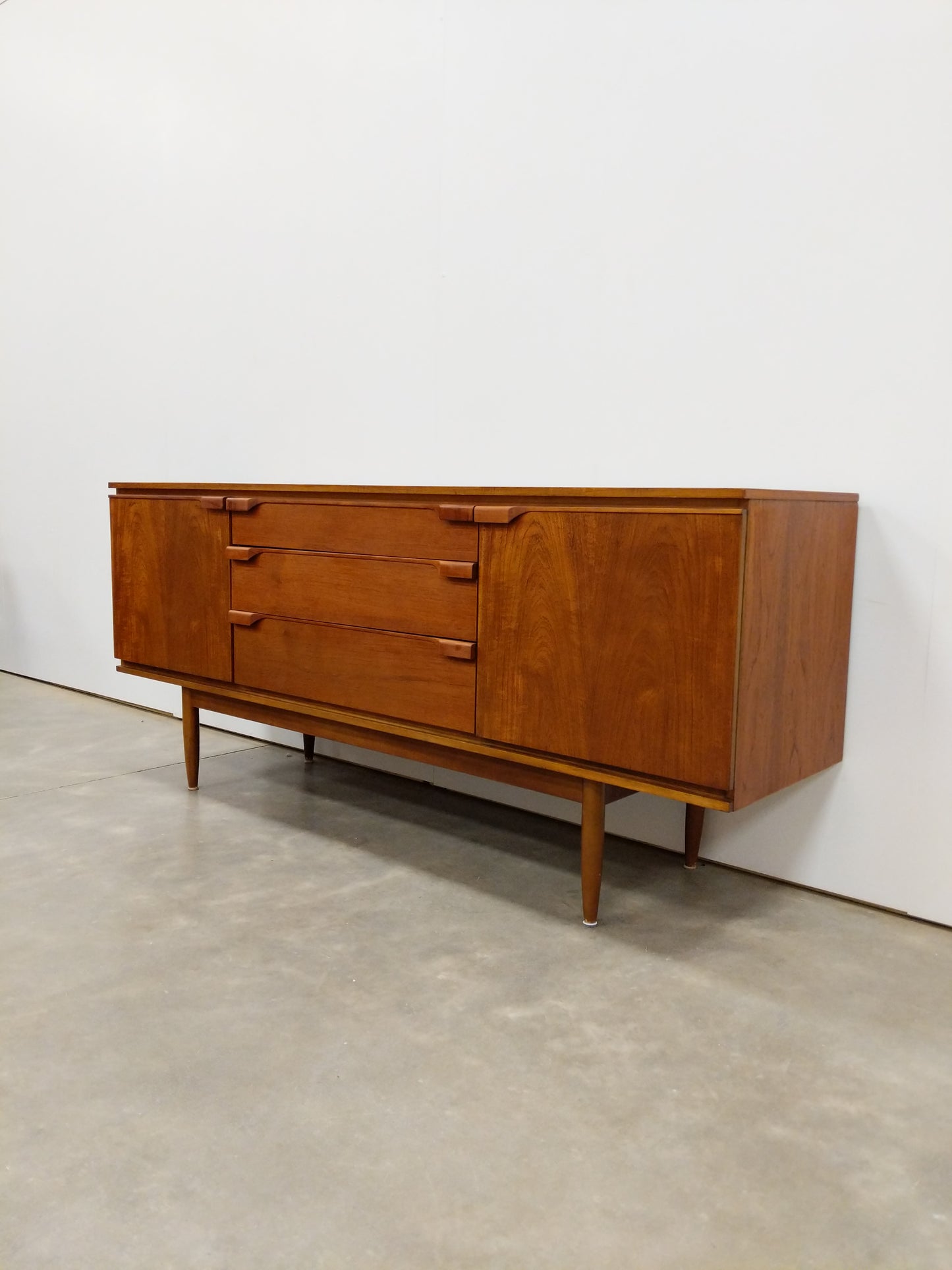 Vintage Mid Century Modern Teak Credenza by Austinsuite