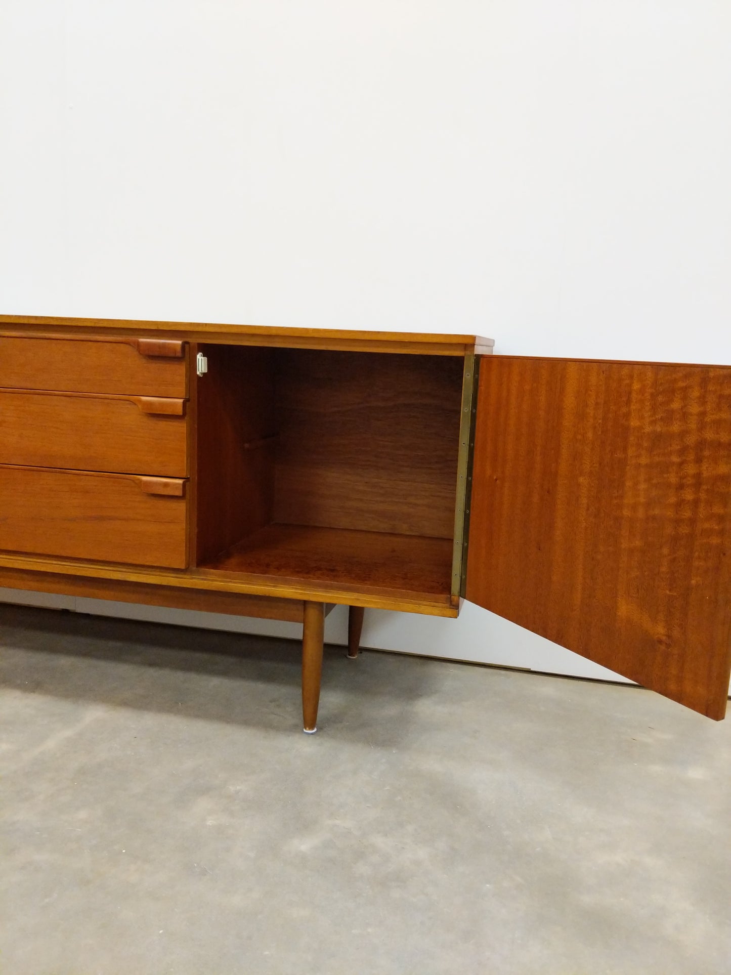 Vintage Mid Century Modern Teak Credenza by Austinsuite