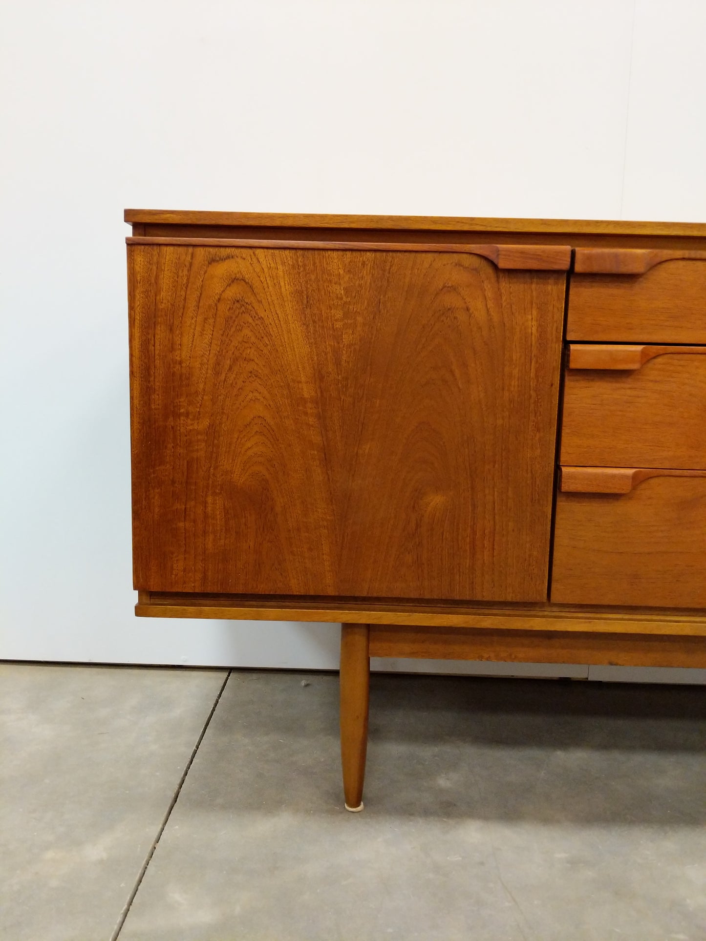 Vintage Mid Century Modern Teak Credenza by Austinsuite