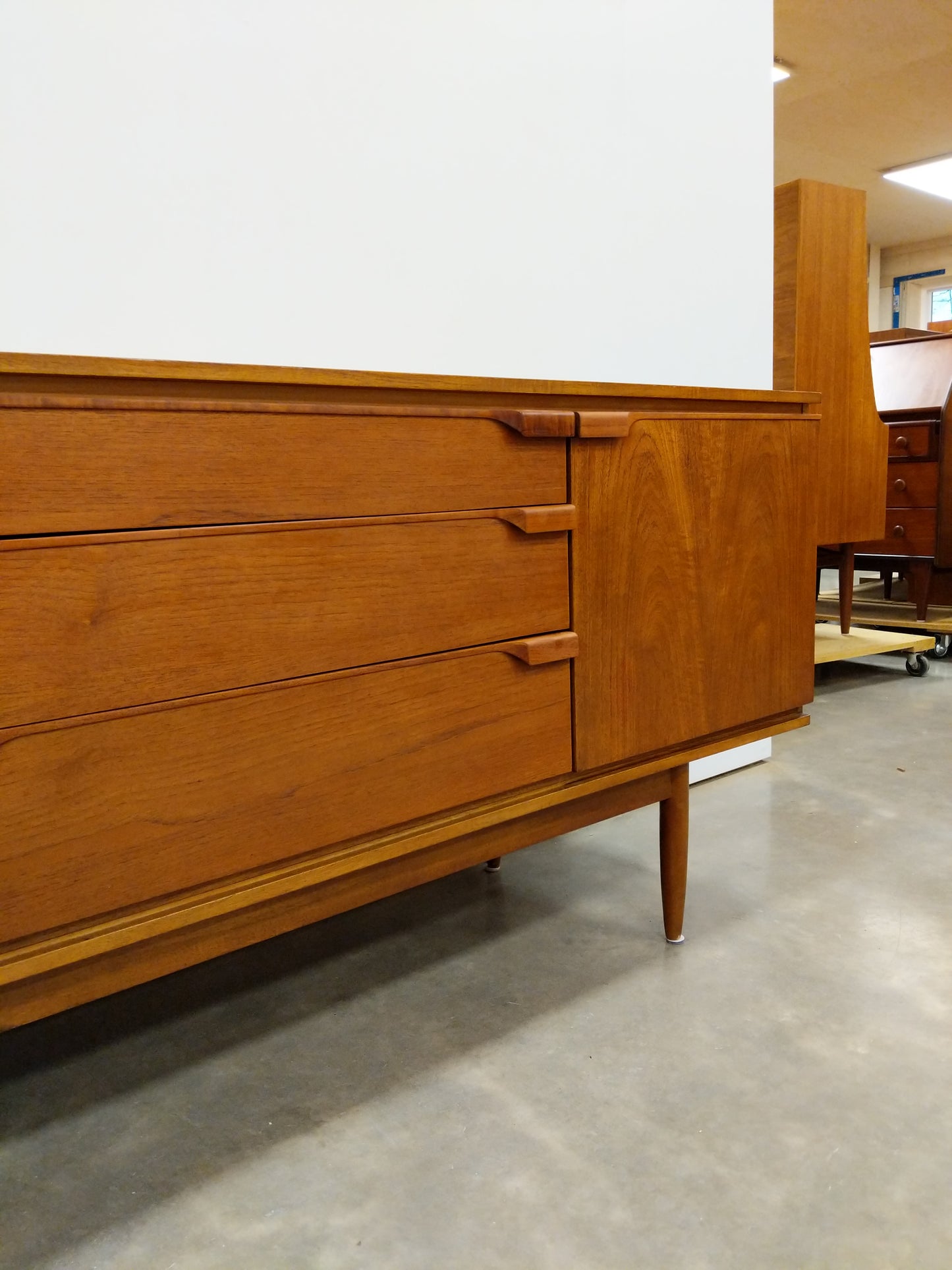 Vintage Mid Century Modern Teak Credenza by Austinsuite