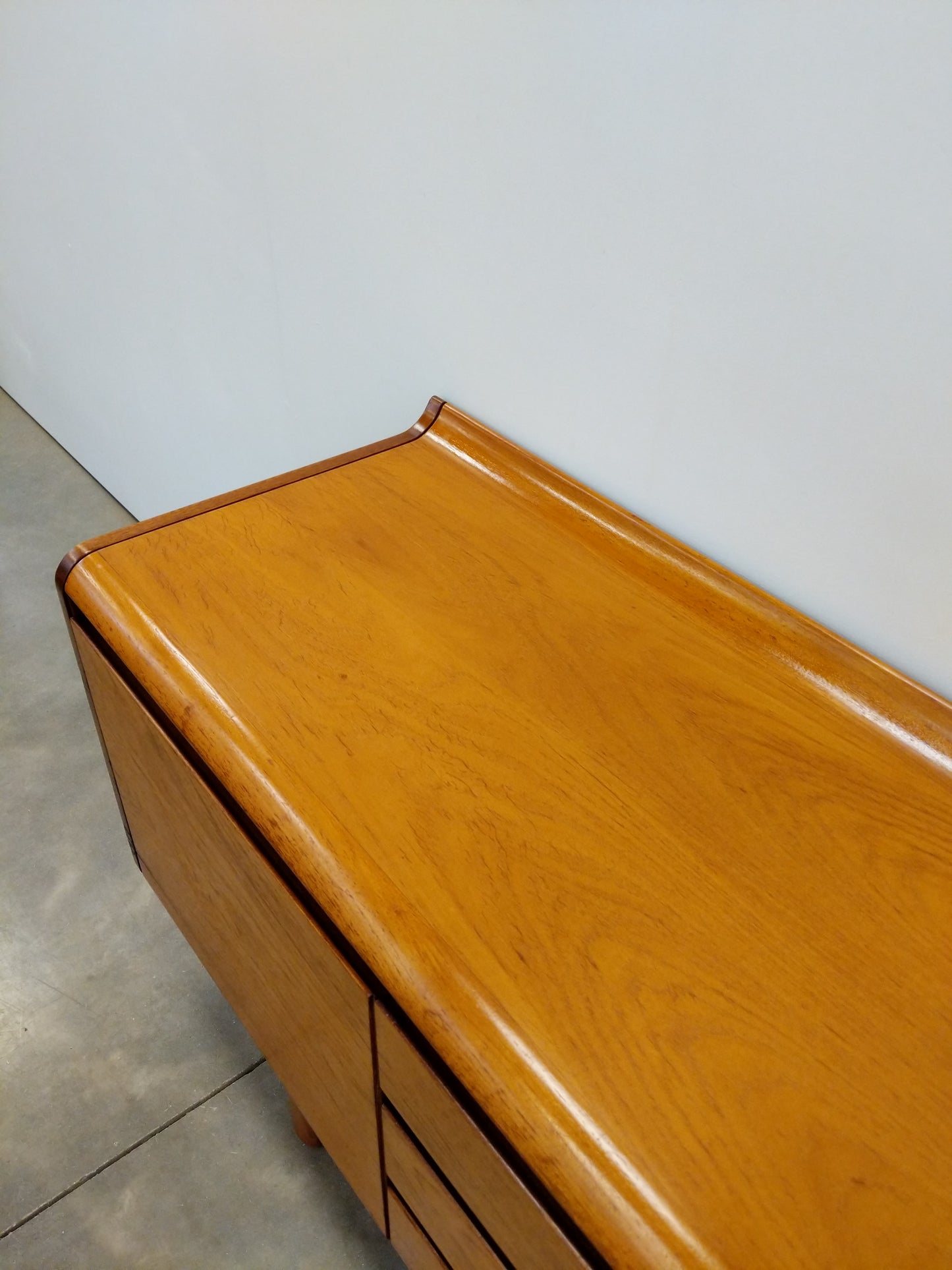 Vintage Mid Century Modern Teak Credenza by White and Newton