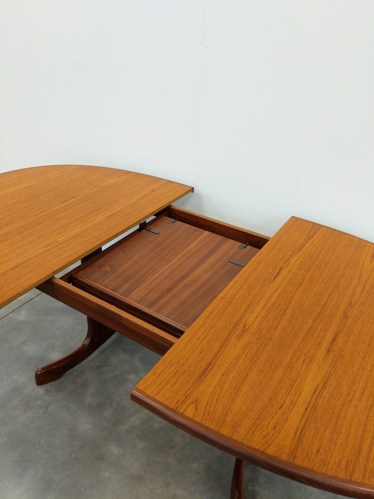 Vintage Mid Century Modern Teak Extendable Dining Table by G Plan