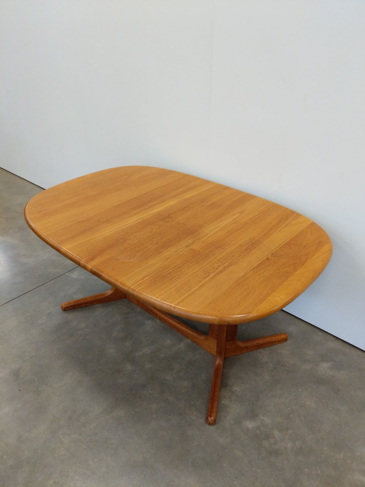 Vintage Danish Modern Teak Extendable Dining Table