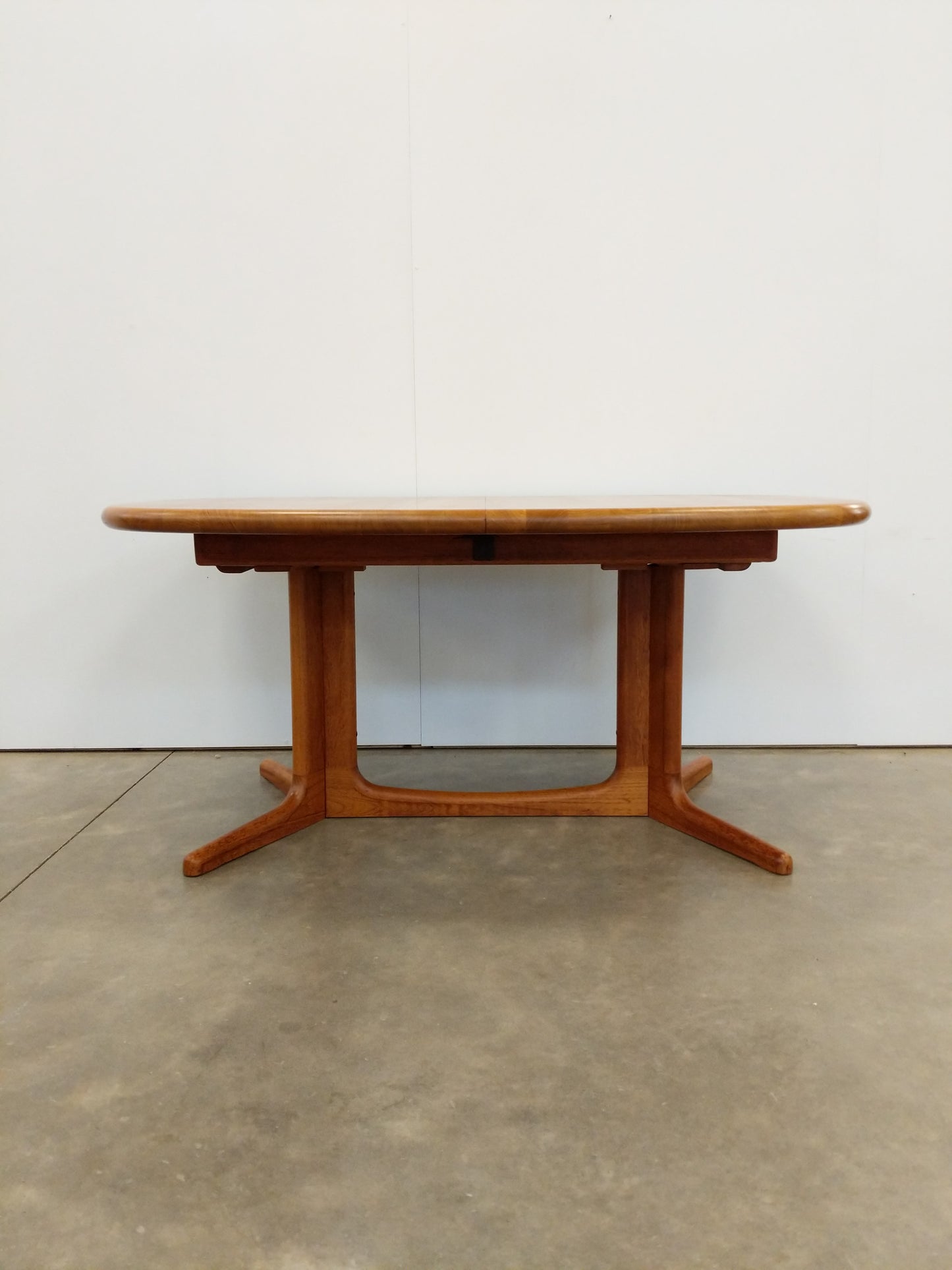 Vintage Danish Modern Teak Extendable Dining Table