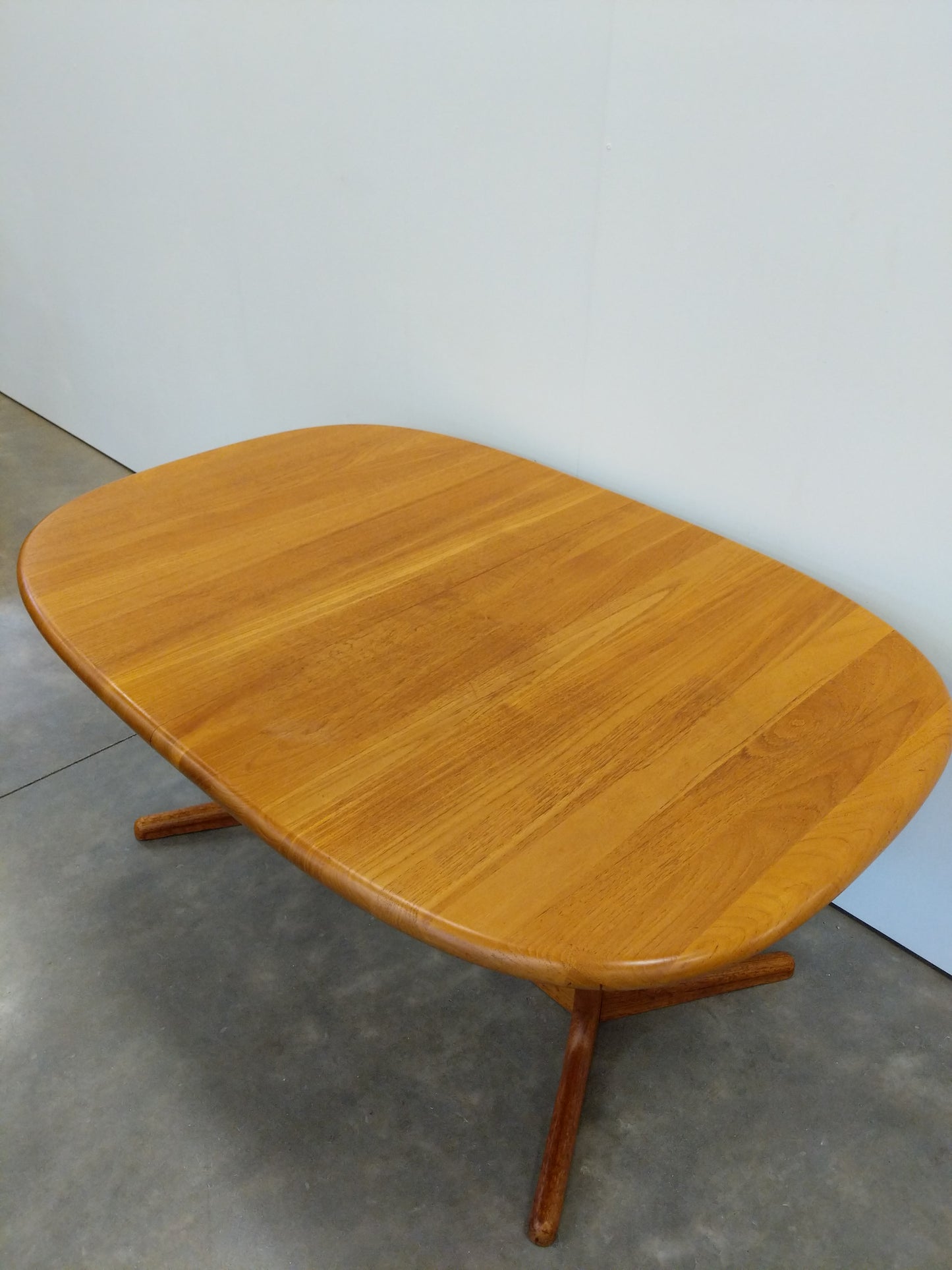 Vintage Danish Modern Teak Extendable Dining Table