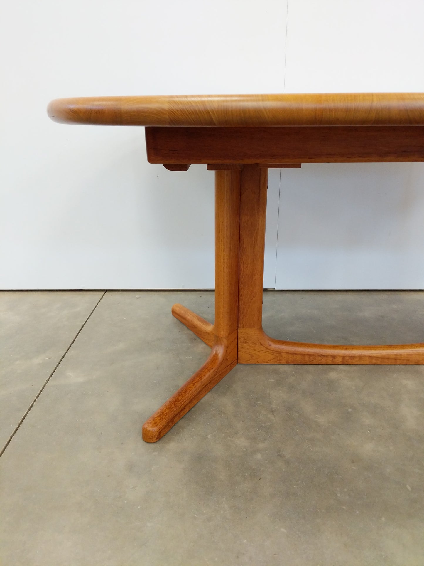 Vintage Danish Modern Teak Extendable Dining Table