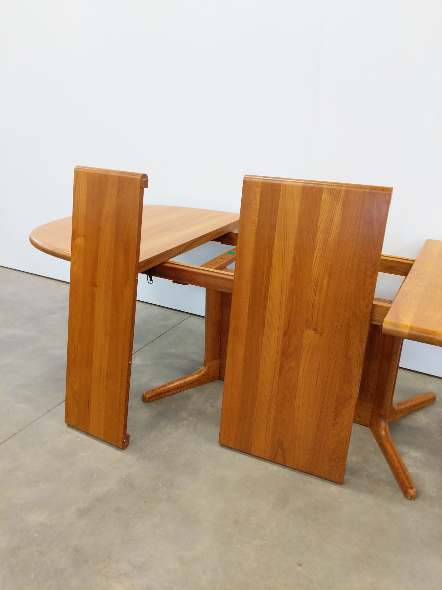 Vintage Danish Modern Teak Extendable Dining Table