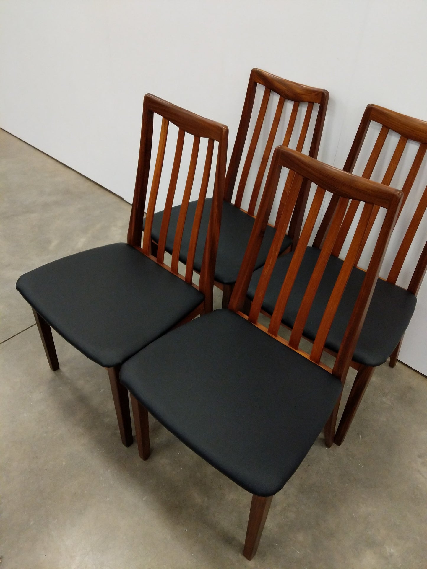 Set of 4 Vintage Mid Century Modern Dining Chairs by G Plan
