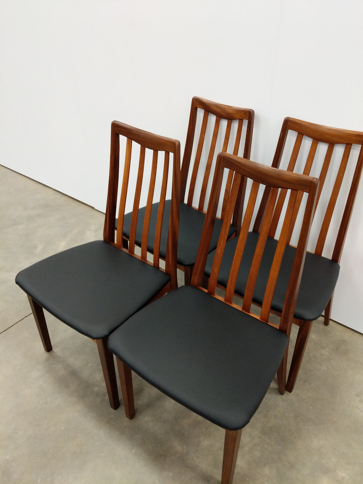 Set of 4 Vintage Mid Century Modern Dining Chairs by G Plan