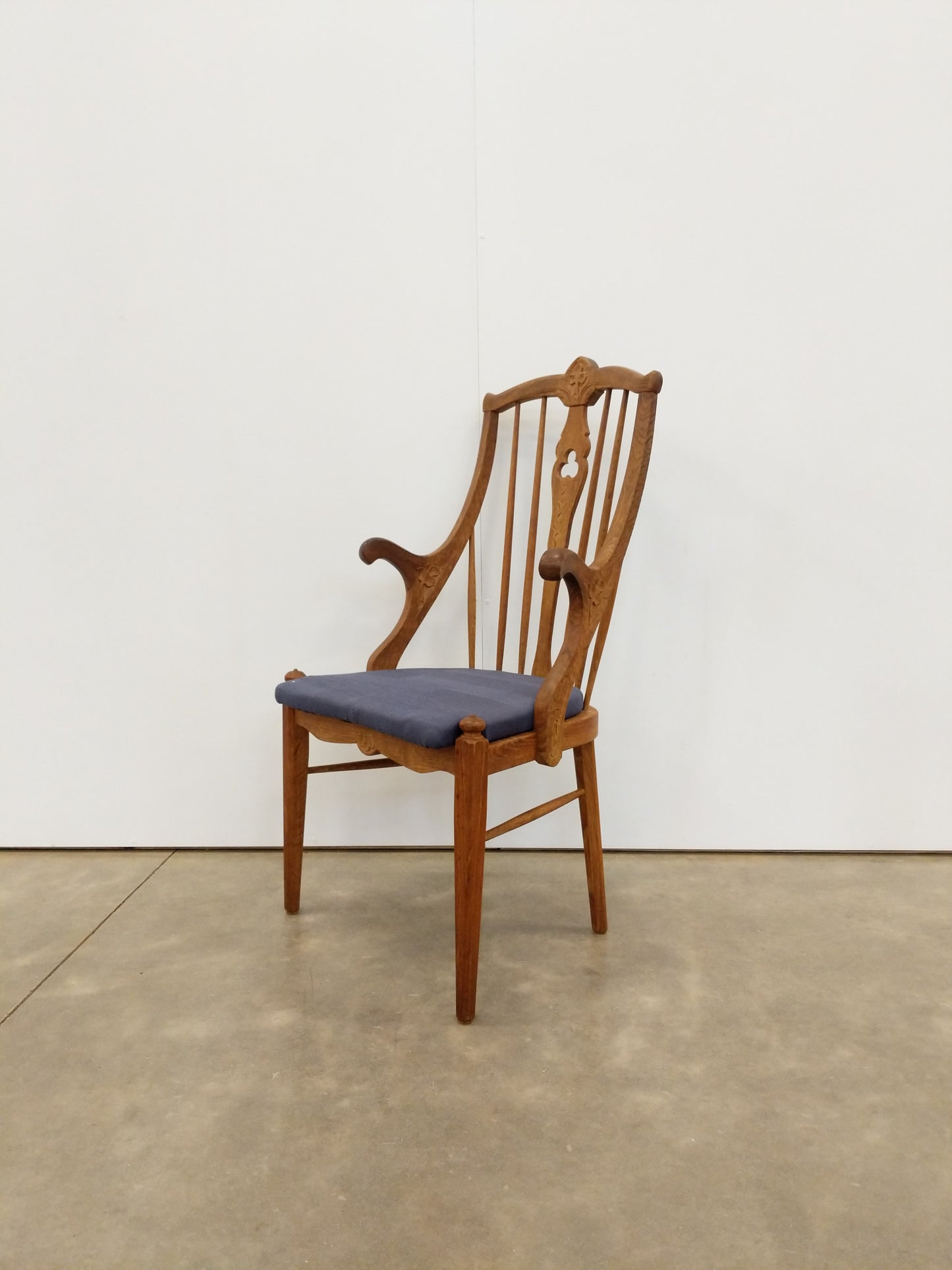 Antique Danish Oak Armchair