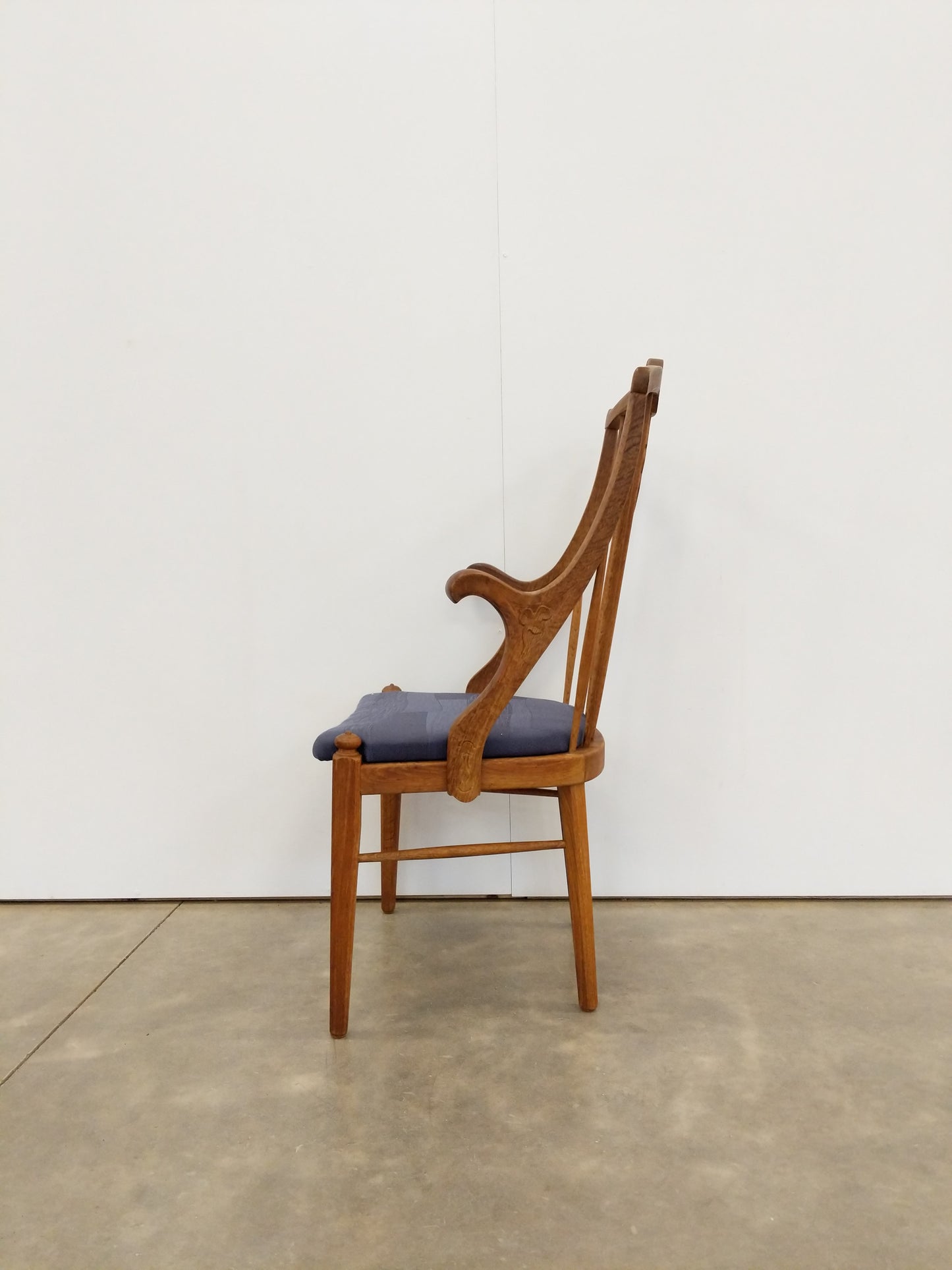 Antique Danish Oak Armchair