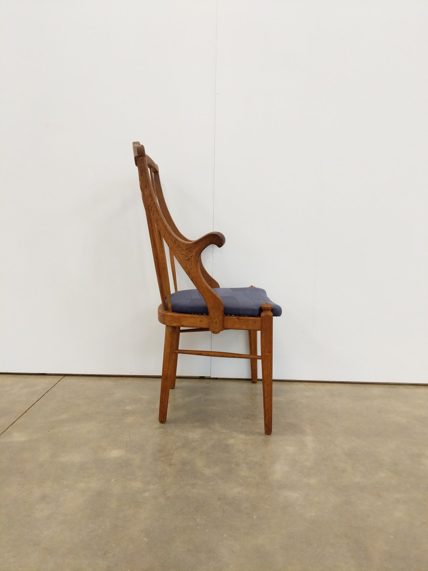 Antique Danish Oak Armchair