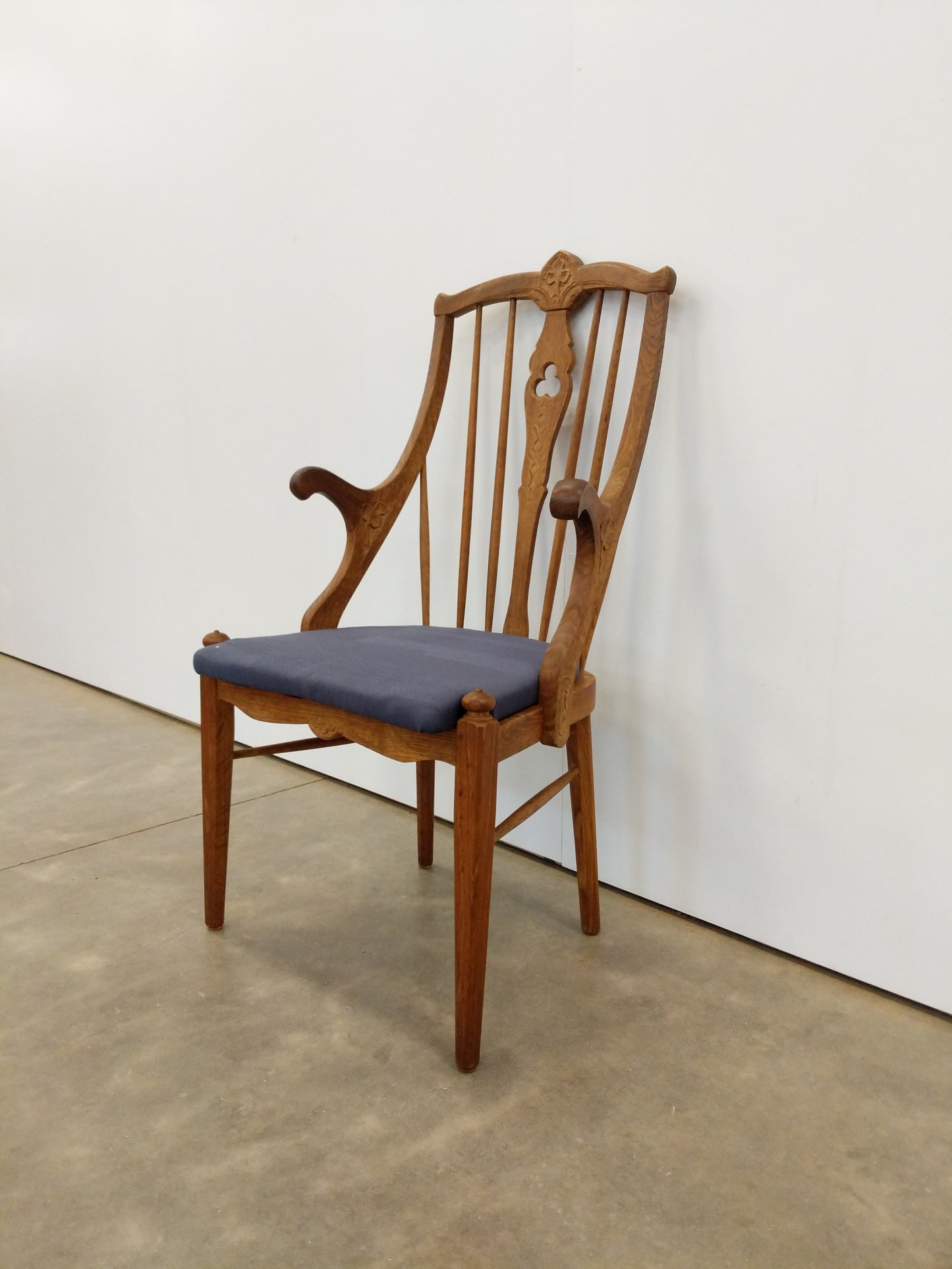 Antique Danish Oak Armchair