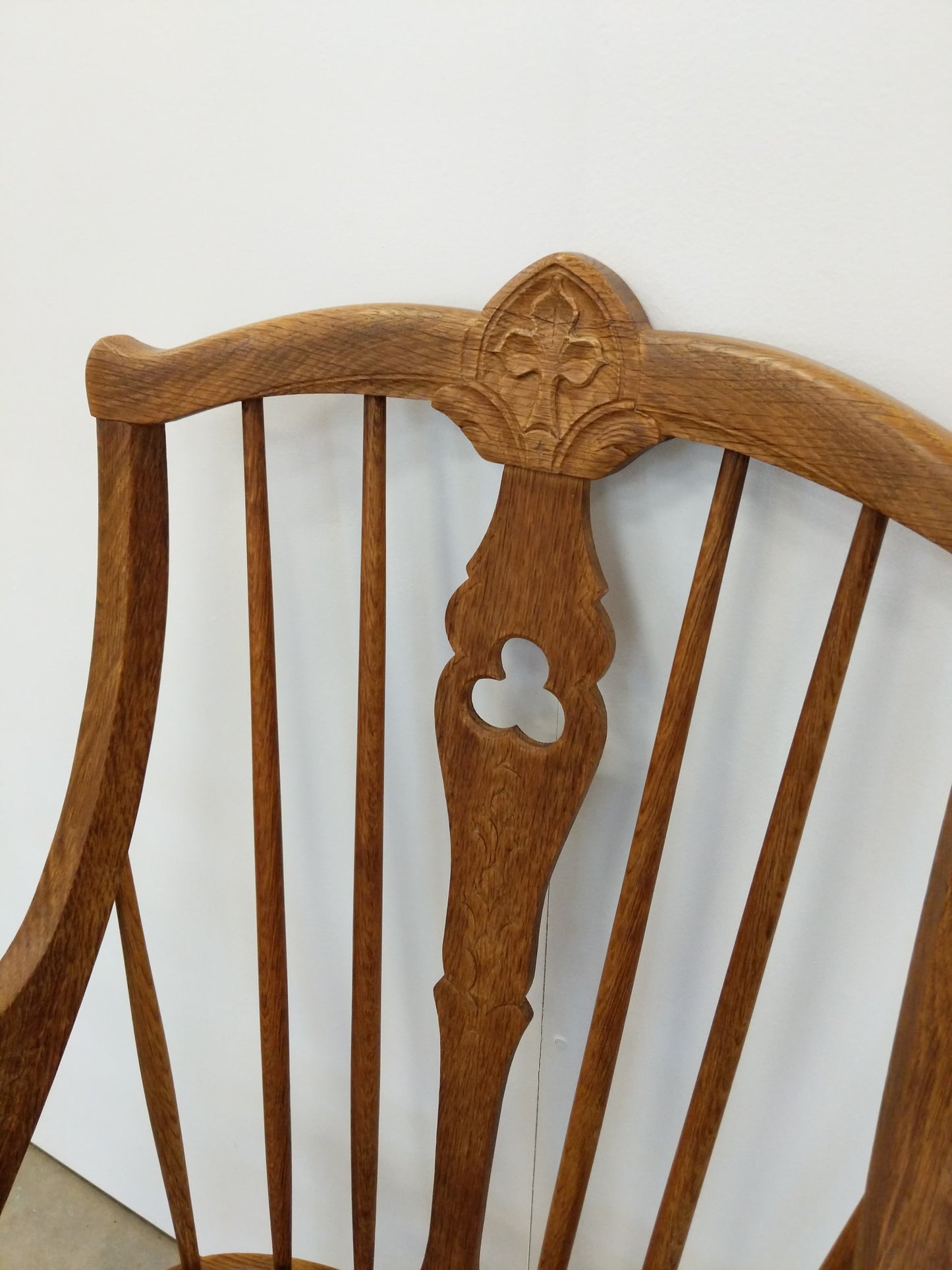 Antique Danish Oak Armchair