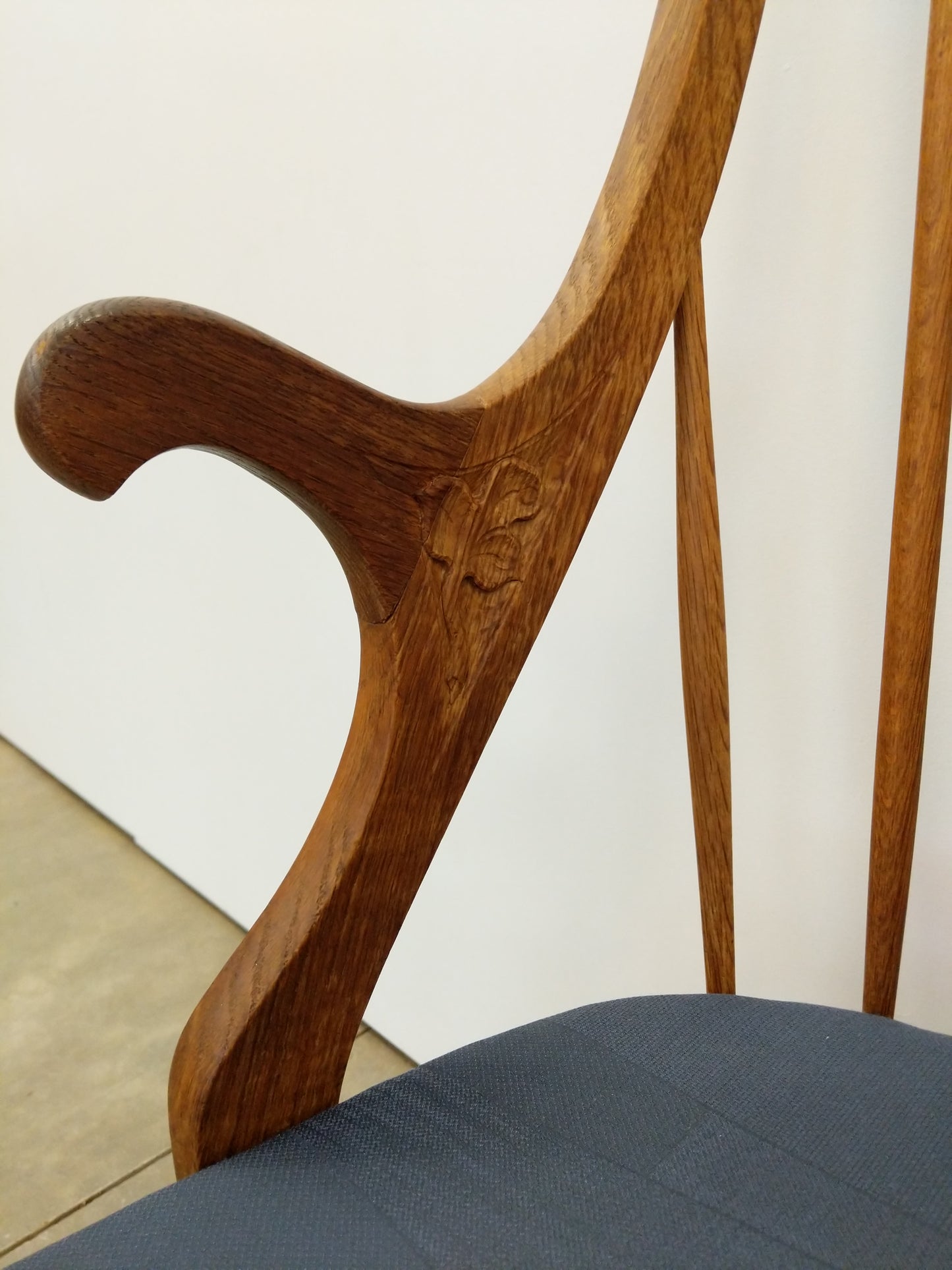 Antique Danish Oak Armchair