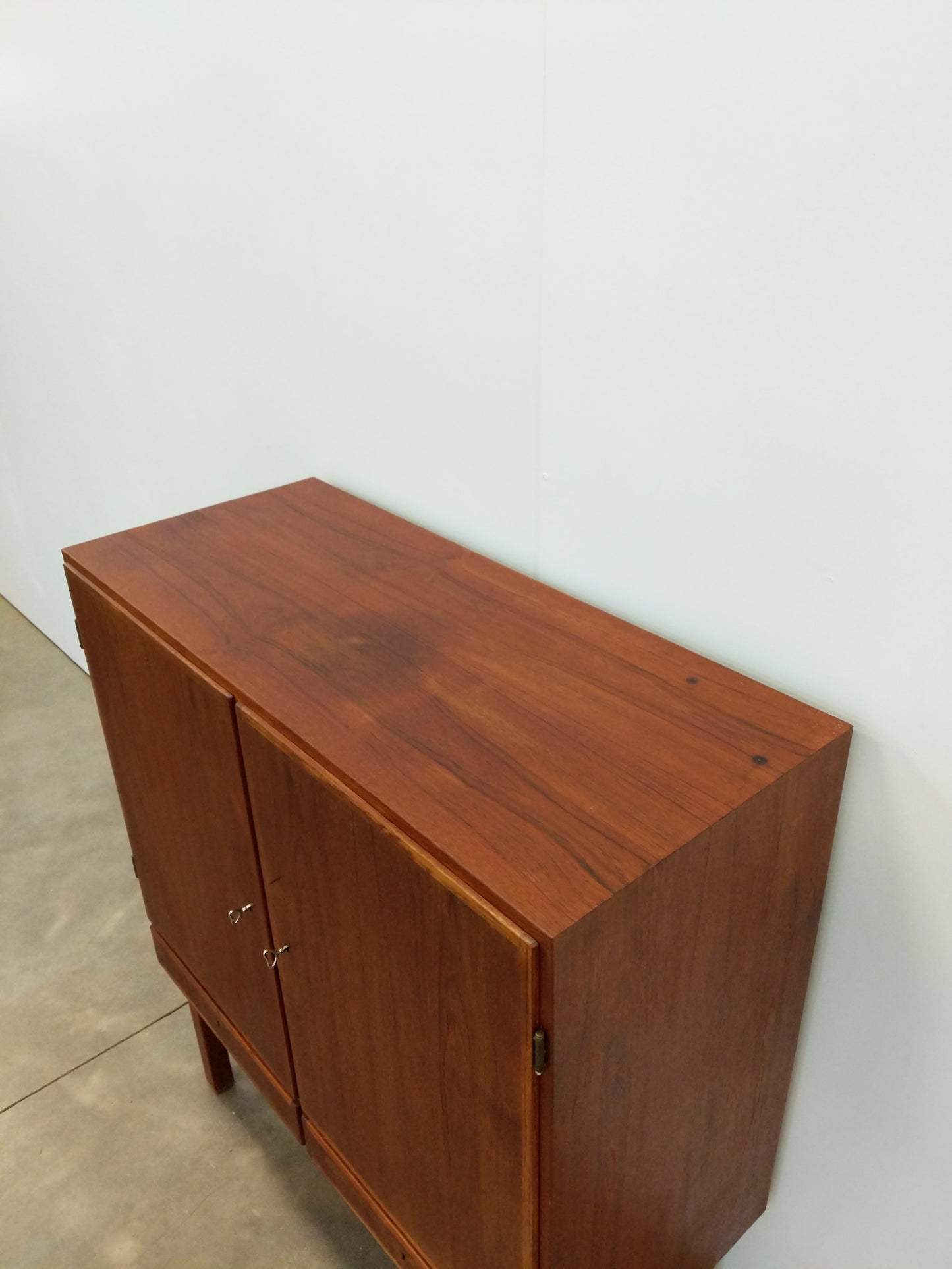 Vintage Danish Modern Teak Wardrobe / Cabinet