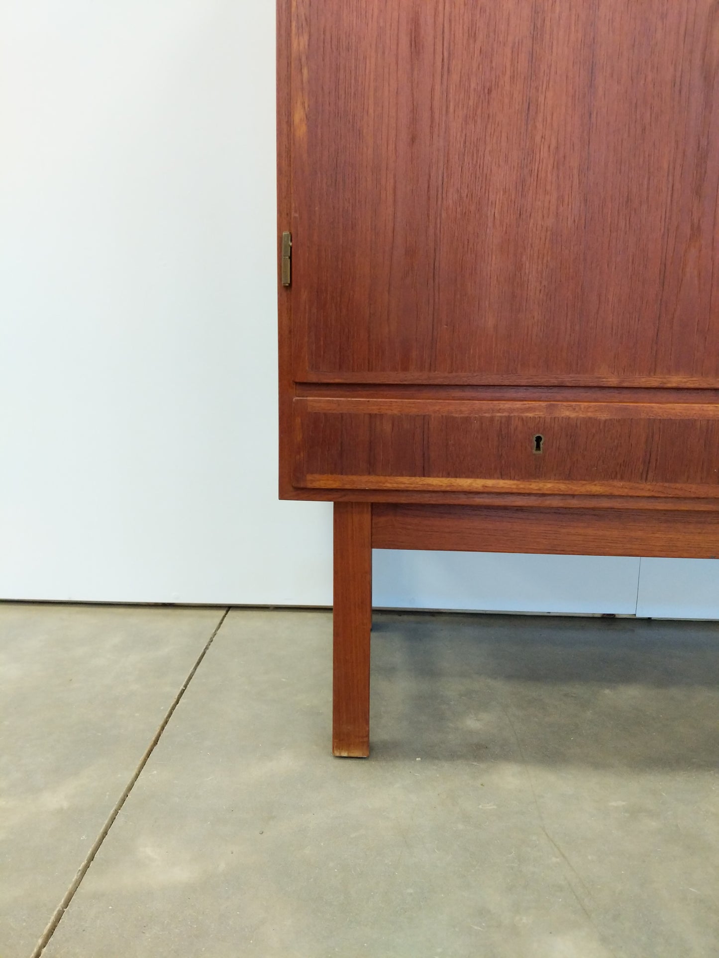 Vintage Danish Modern Teak Wardrobe / Cabinet