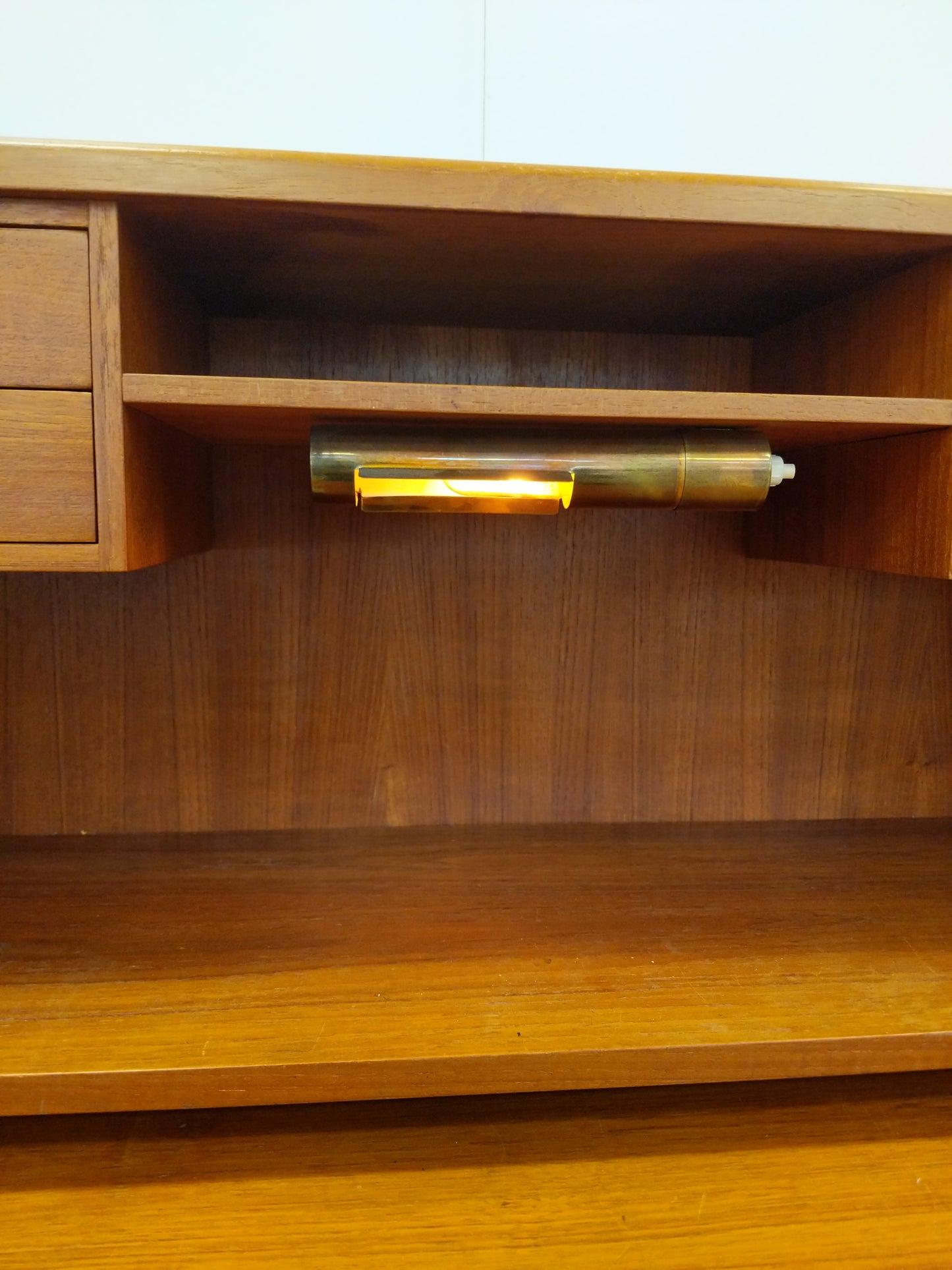 Vintage Danish Modern Teak Secretary Desk by Vinde