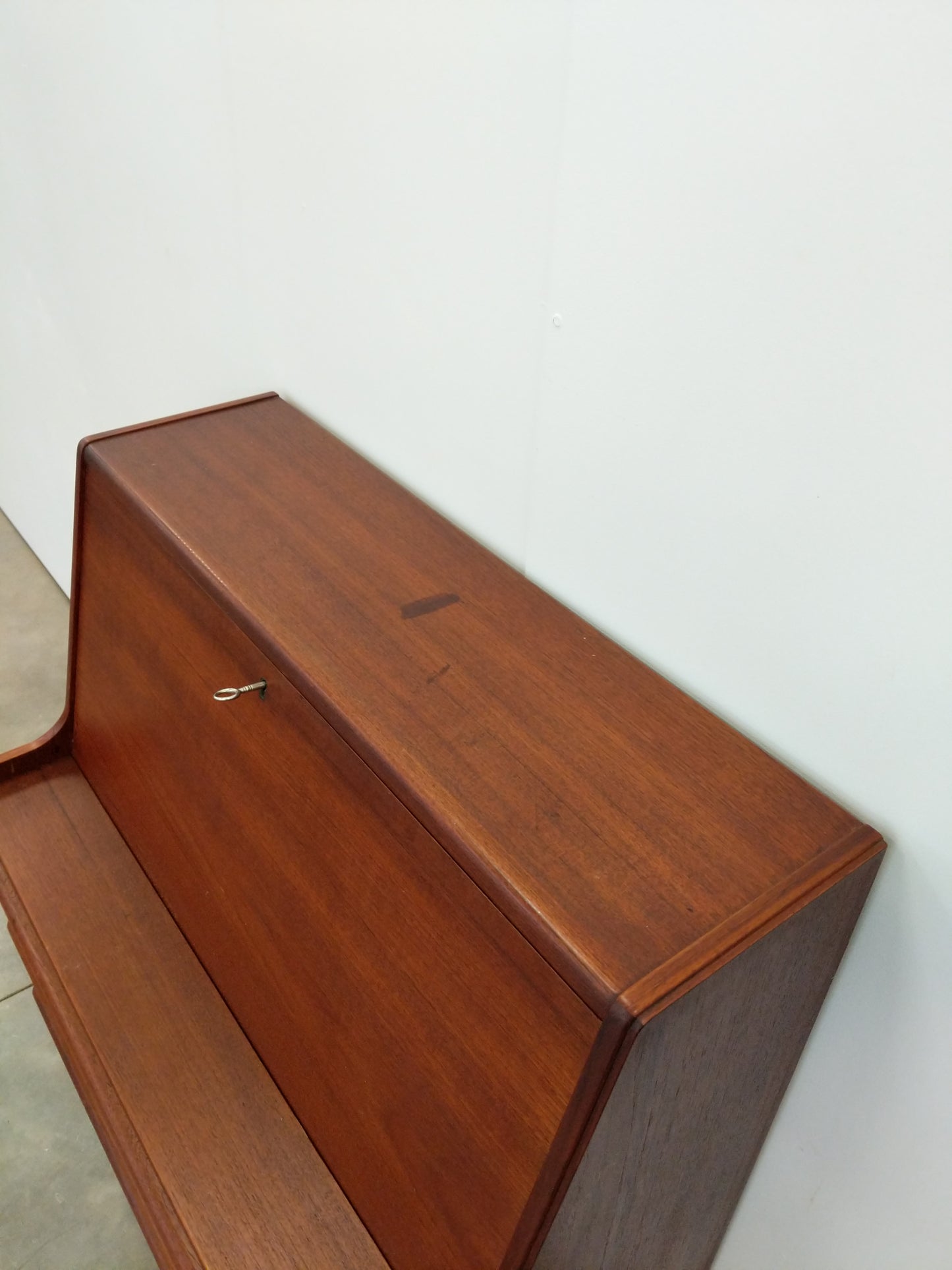 Vintage Danish Modern Teak Secretary Desk