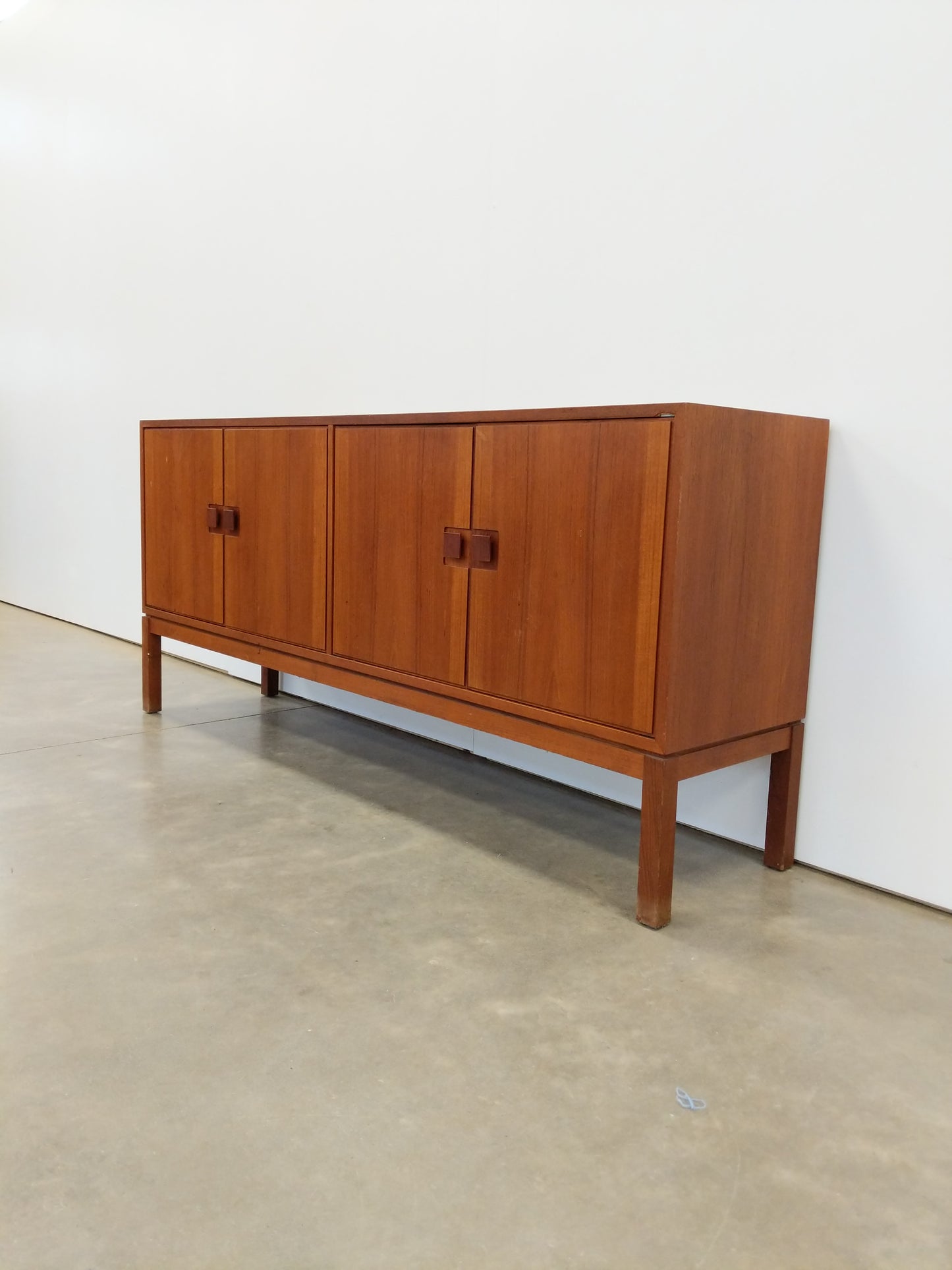 Vintage Danish Modern Teak Credenza