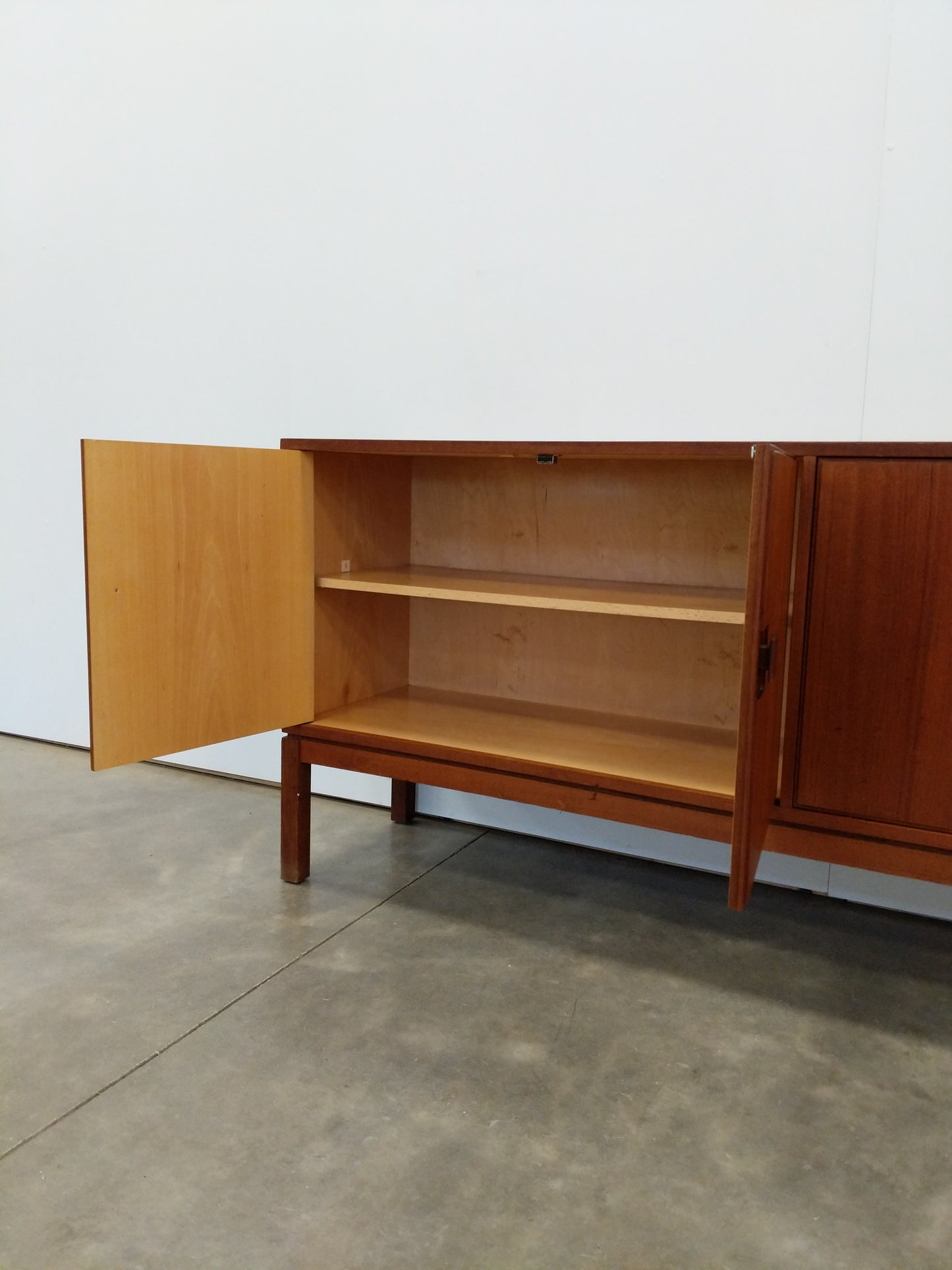 Vintage Danish Modern Teak Credenza