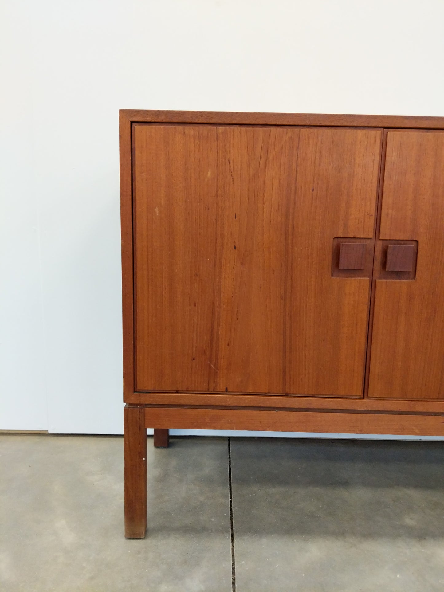 Vintage Danish Modern Teak Credenza