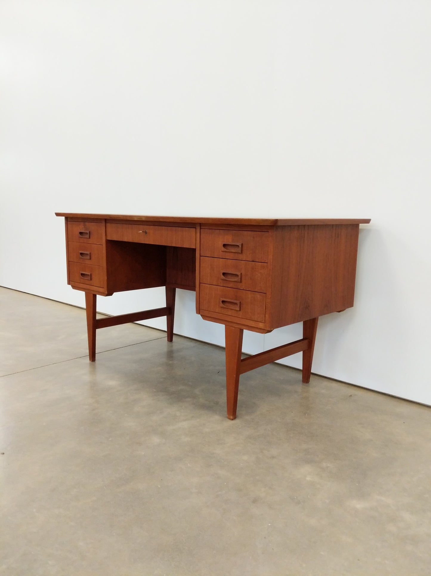 Vintage Danish Modern Teak Desk