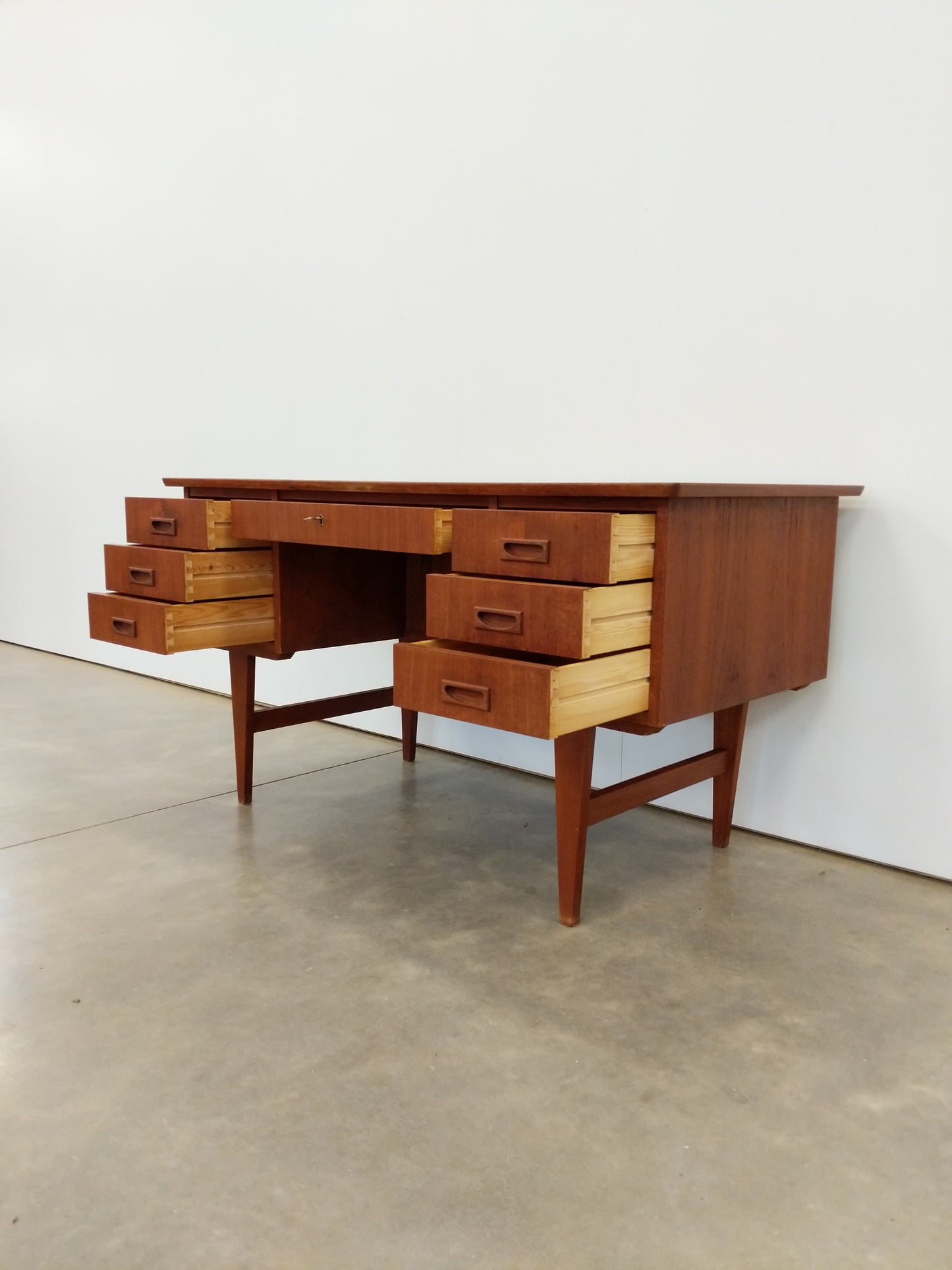 Vintage Danish Modern Teak Desk