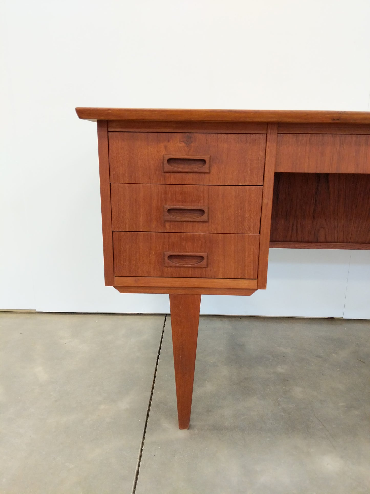 Vintage Danish Modern Teak Desk