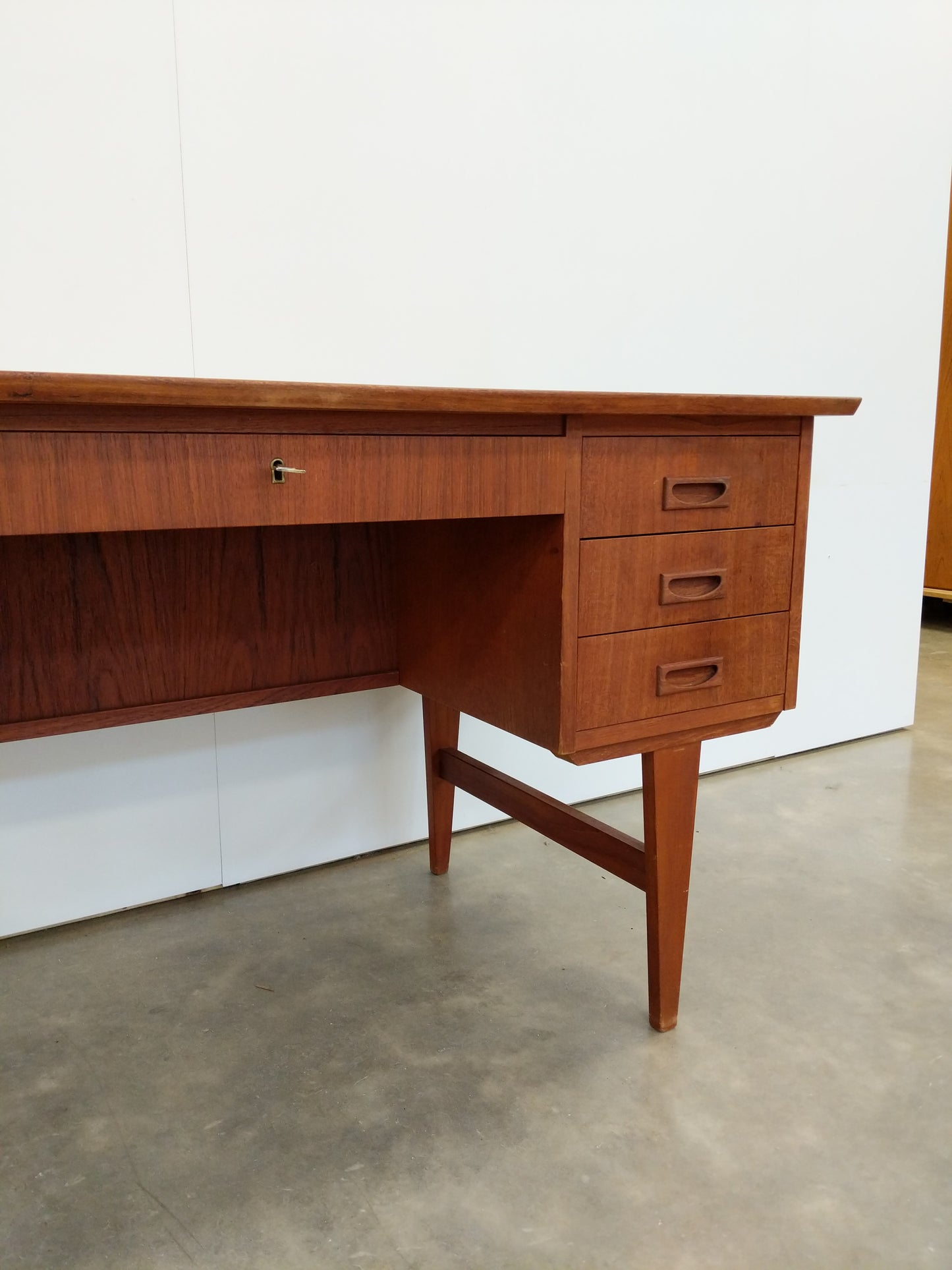 Vintage Danish Modern Teak Desk