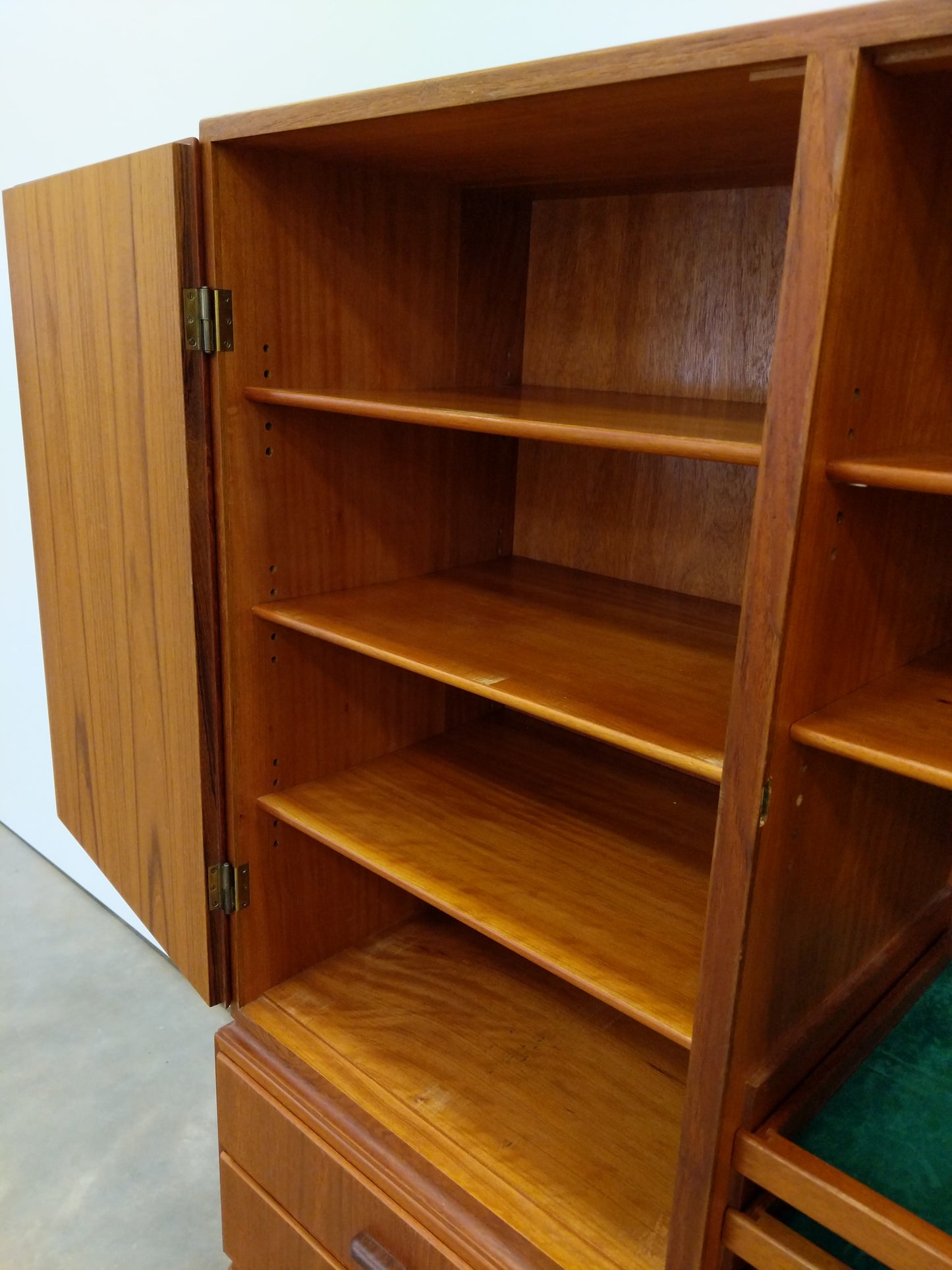 Vintage Danish Modern Teak Wardrobe / Cabinet
