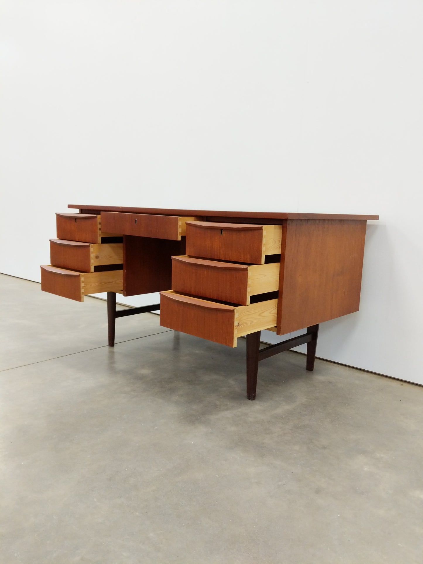Vintage Danish Modern Teak Desk