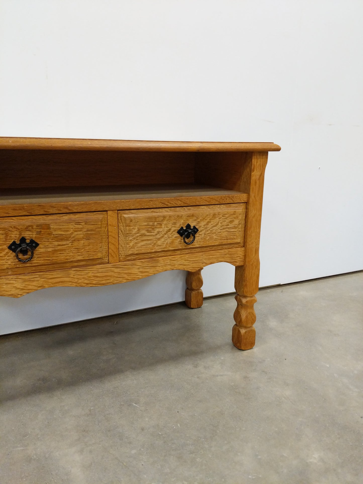 Vintage Danish Oak Entry Set