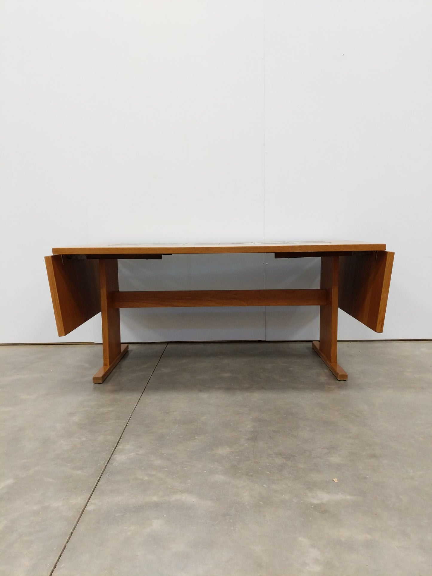 Vintage Danish Modern Teak Extendable Dining Table