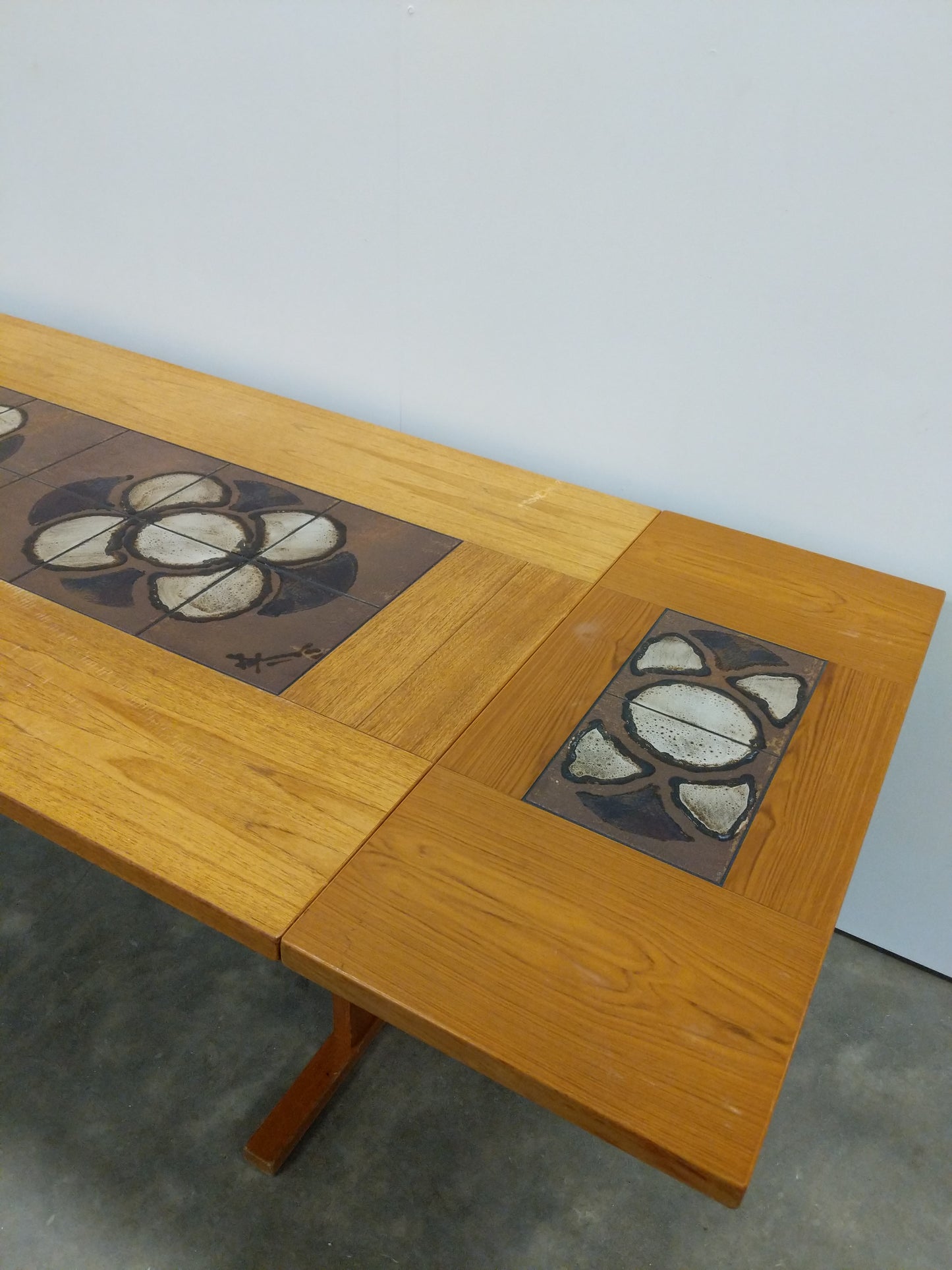 Vintage Danish Modern Teak Extendable Dining Table