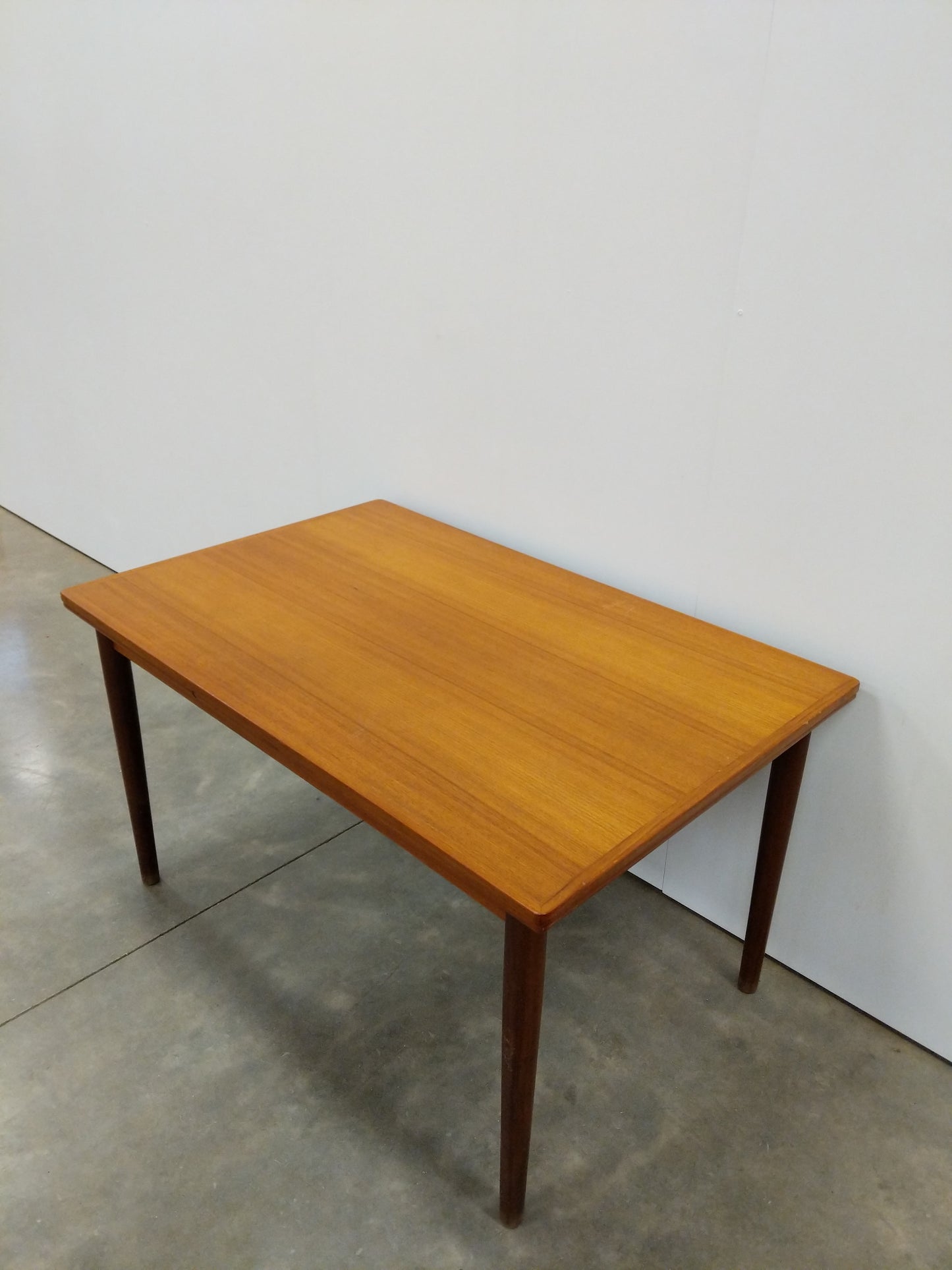 Vintage Danish Modern Teak Extendable Dining Table